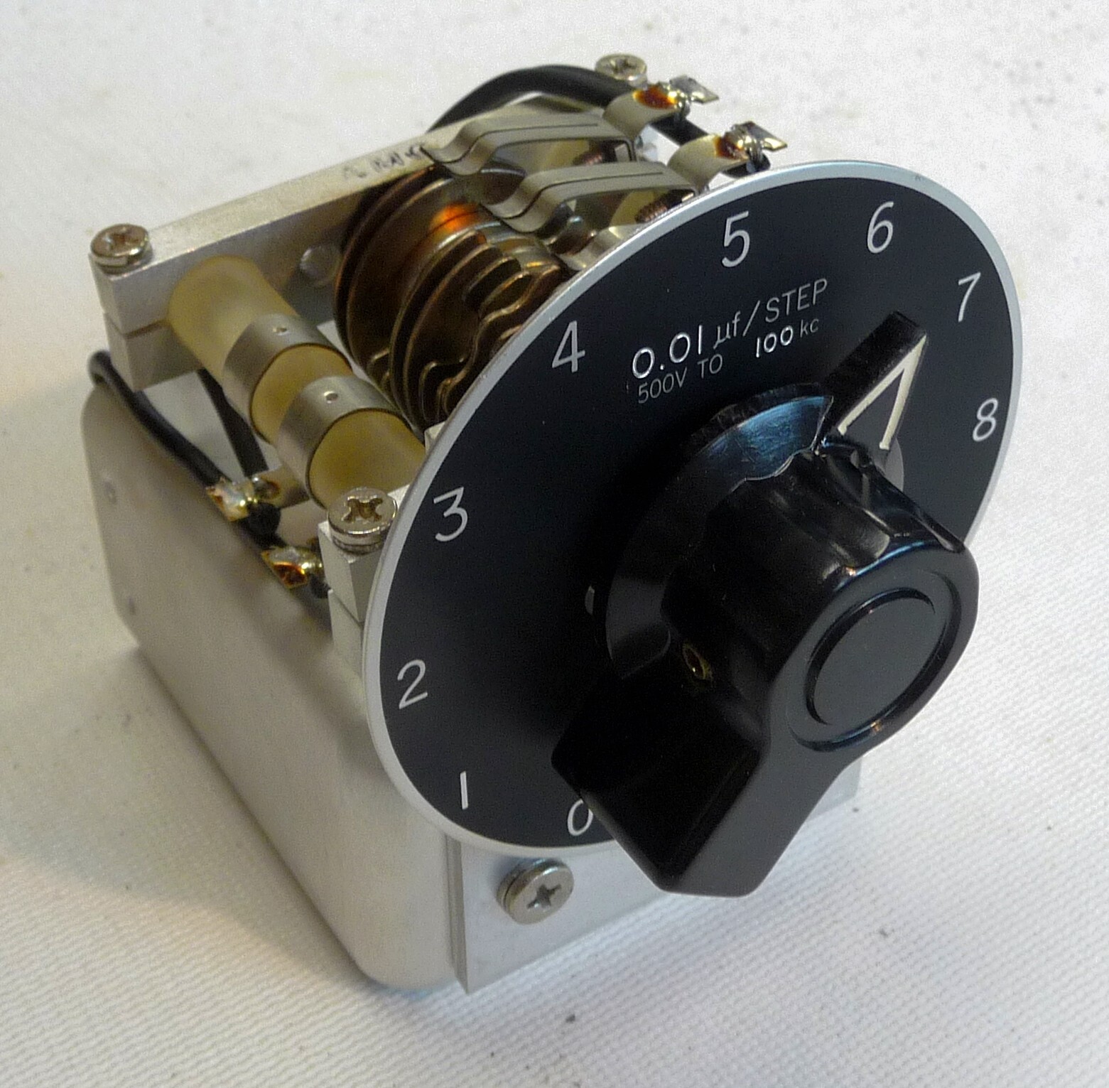General Radio Type 1419 Decade Capacitor - .01 to 0.10 uF in ten .01 µF Steps