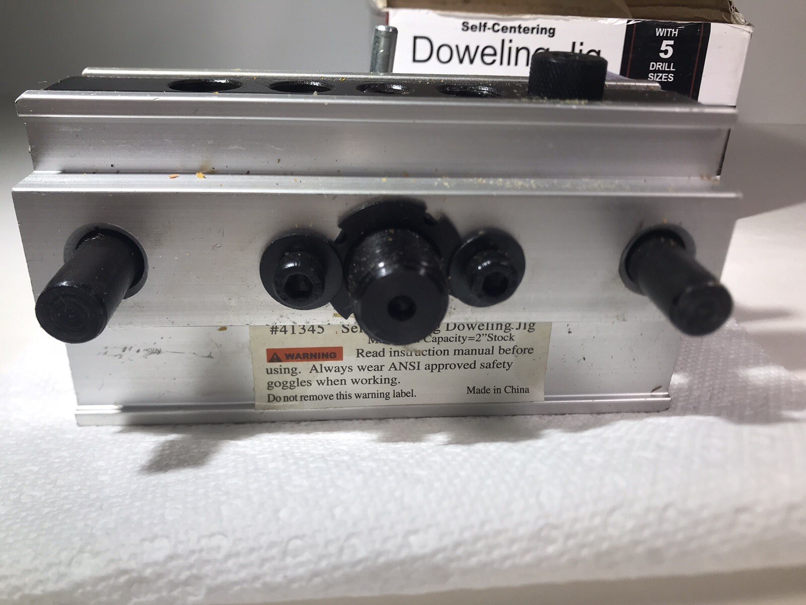 Self Centering Doweling Jig ~ 41345 ~ Precise Drilling Guide ~ Dowel Clamp Tool