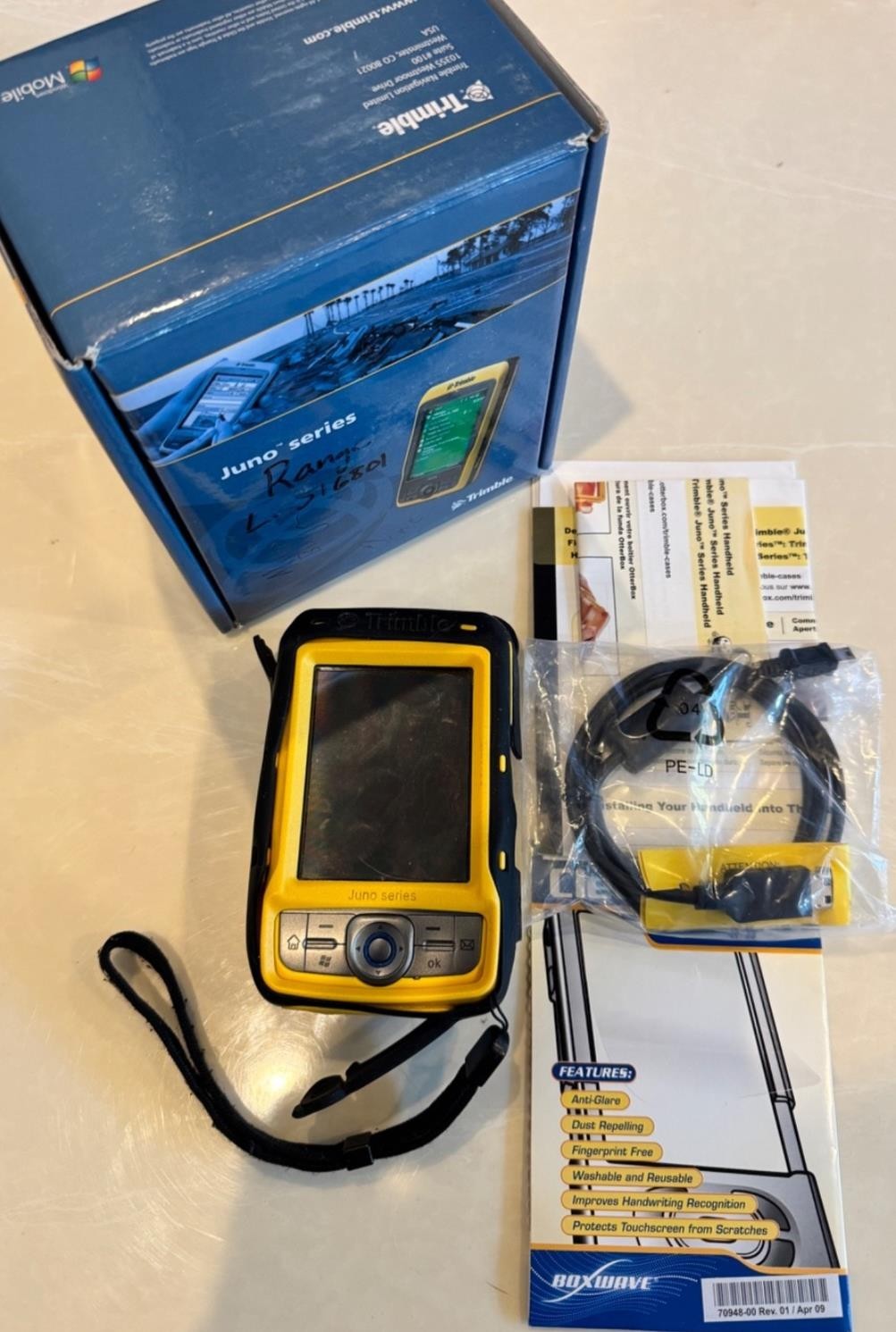 Trimble JUNO SB 66411-00 HANDHELD OUTDOOR GPS MAPPING DATA COLLECTOR+ OTTER CASE