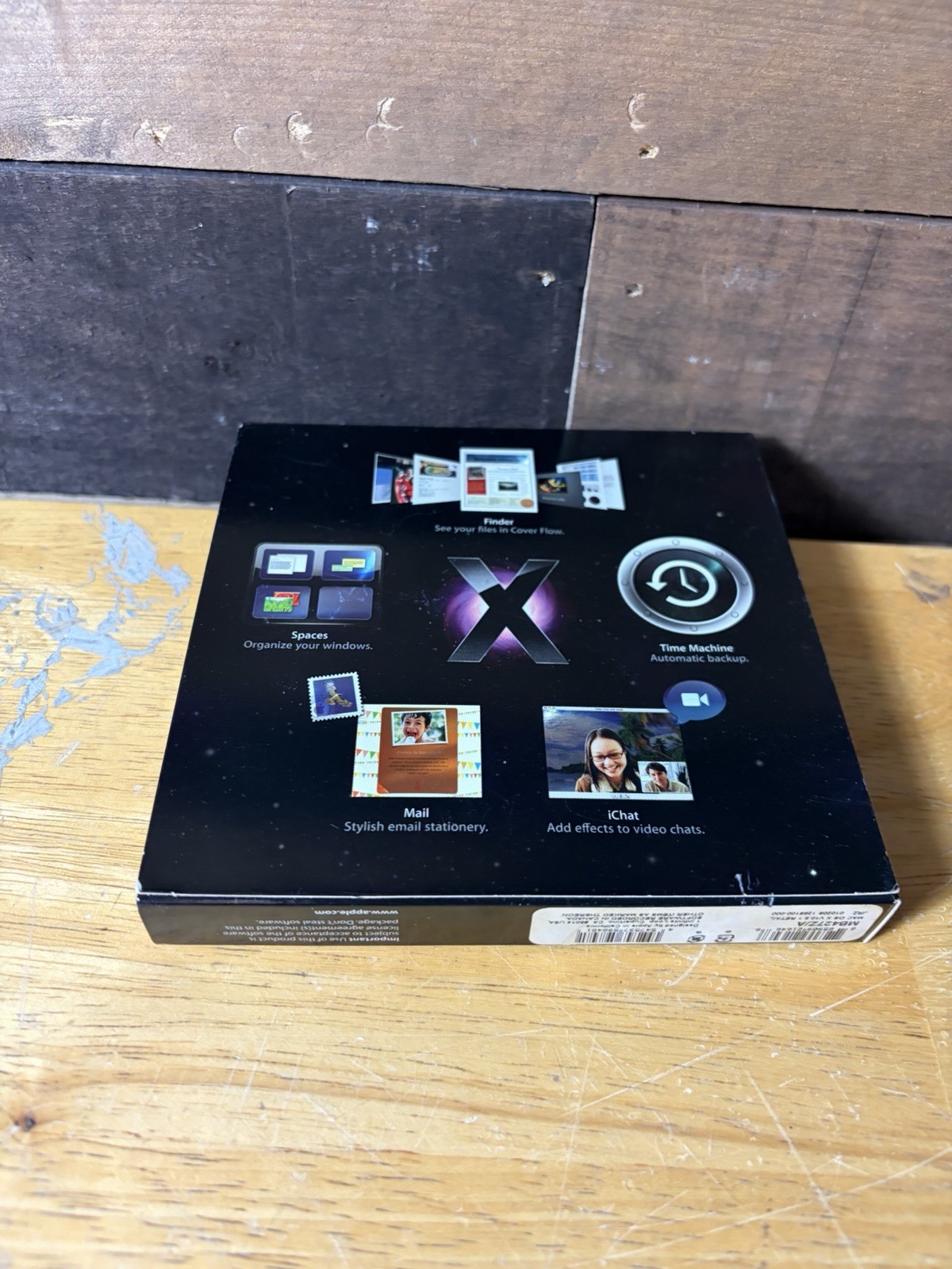 Apple Mac OS X 10.5 Leopard Operating System Install DVD Disc & Sleeve