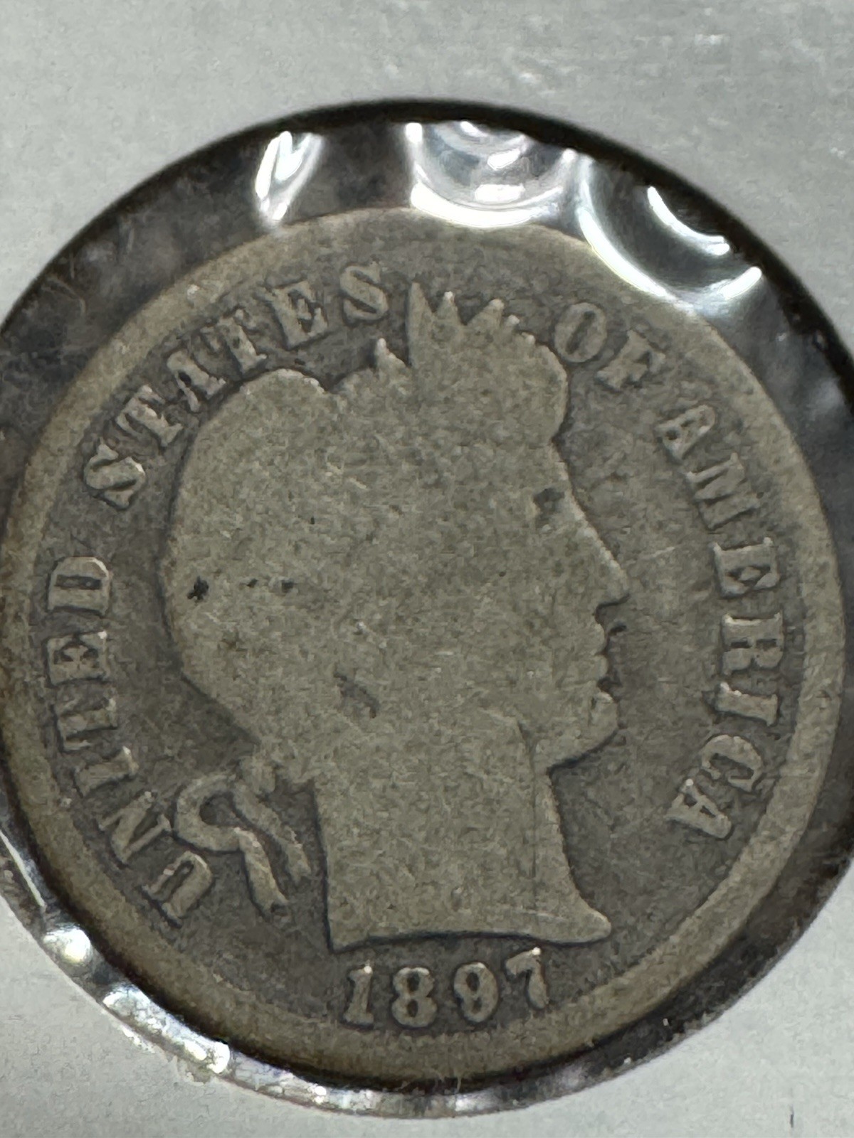 1897-s Barber Dime, Better Date, 99c Shipping