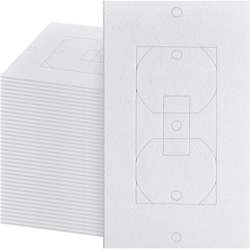 Outlet Insulation and Draft Sealers Foam Insulation Pads Electrical Outlet Light
