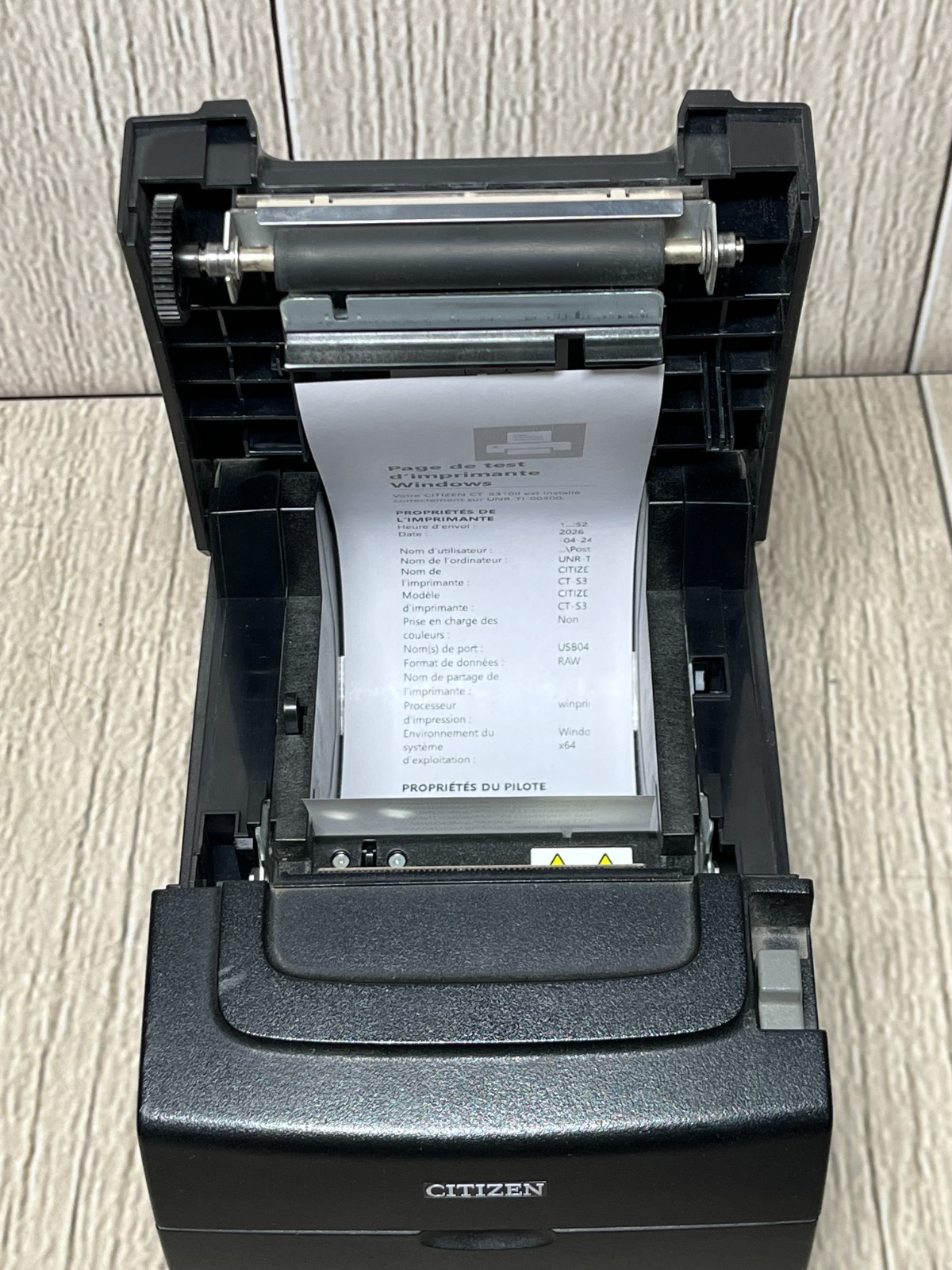 Citizen CT-S310IIUBK POS USB Serial Thermal Receipt Barcode Printer