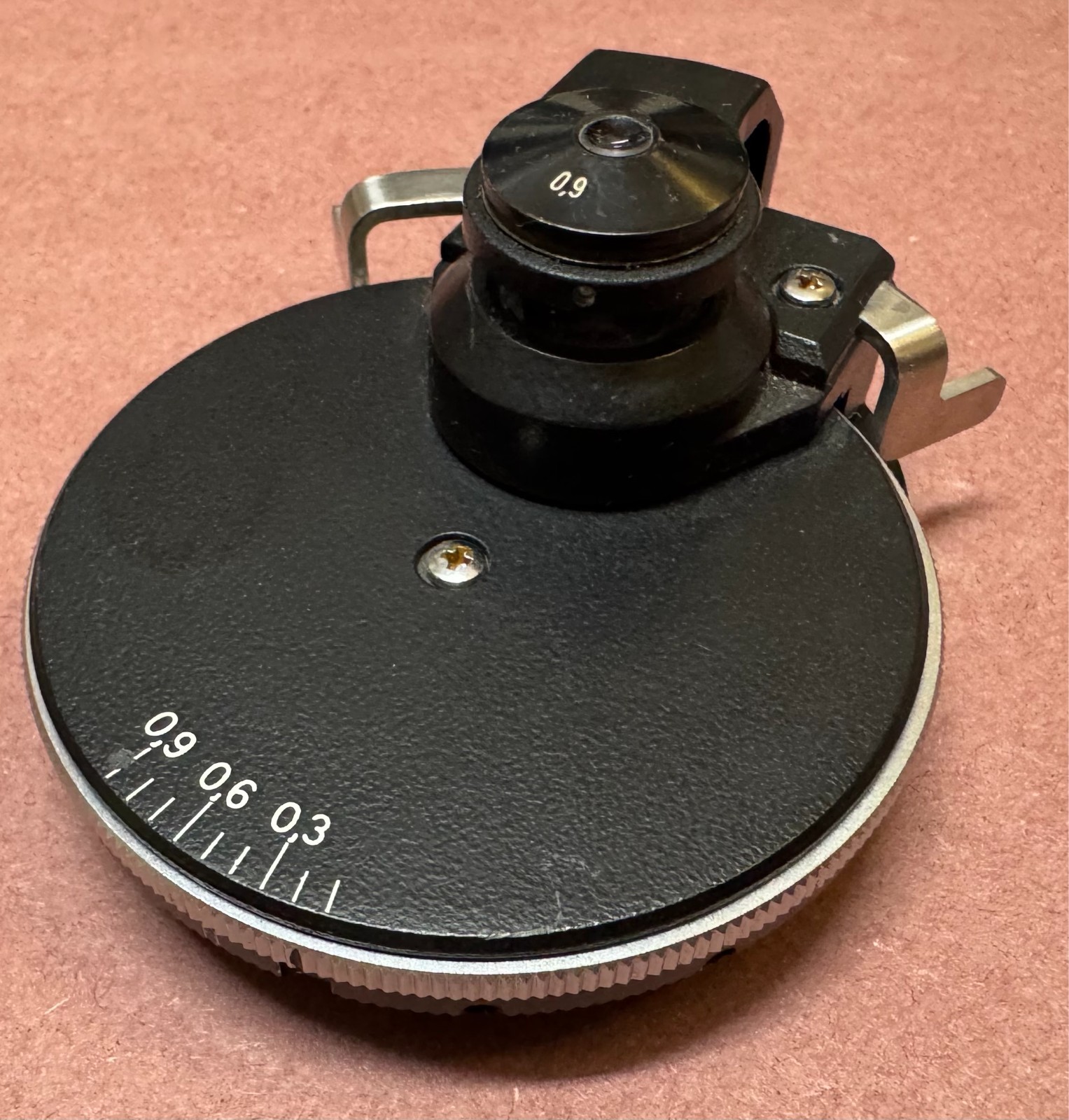 Carl Zeiss 0.9 Swing Out Phase Contrast Microscope Condenser 44 52 36