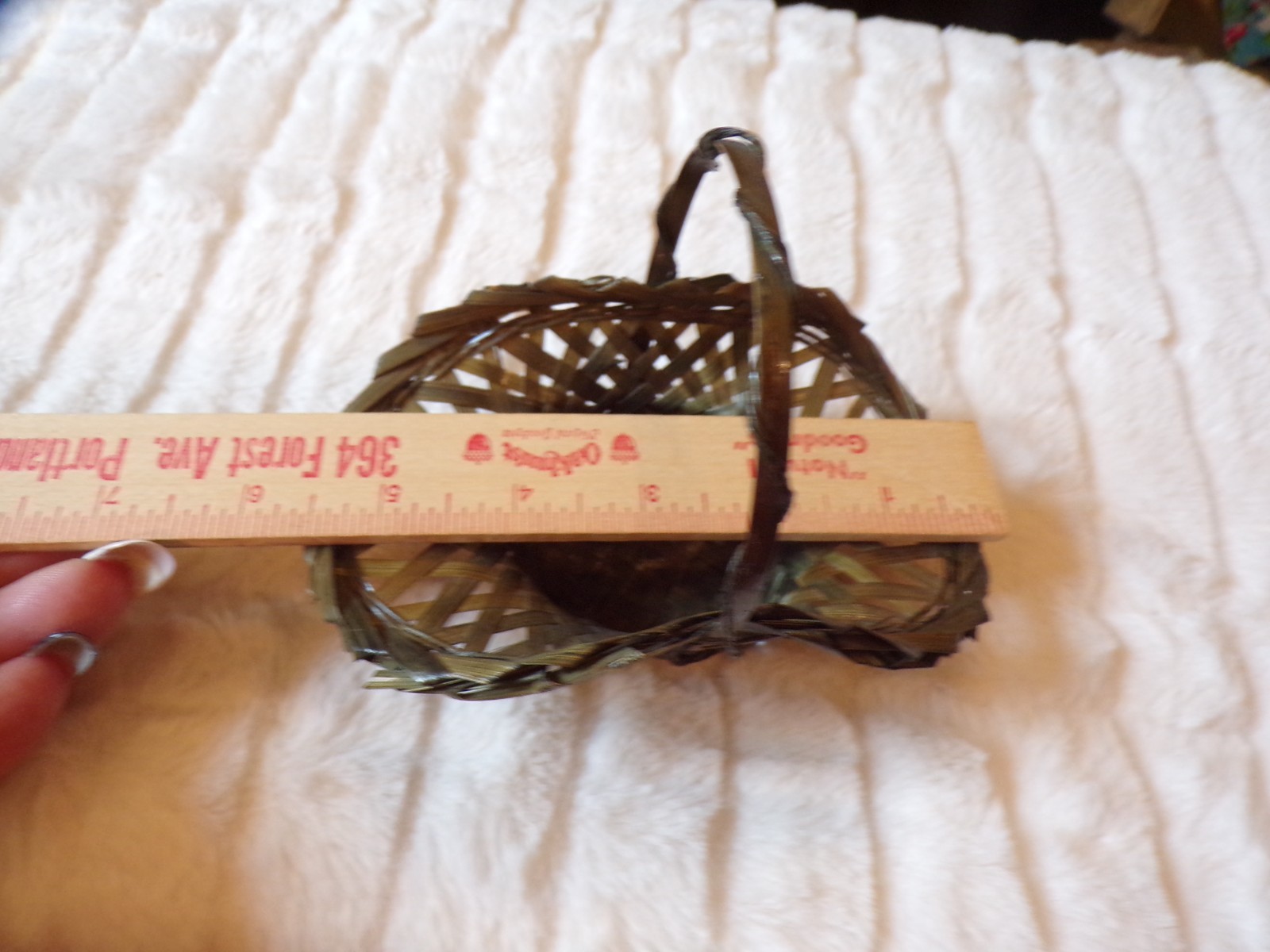 VTG Miniature Wicker Basket