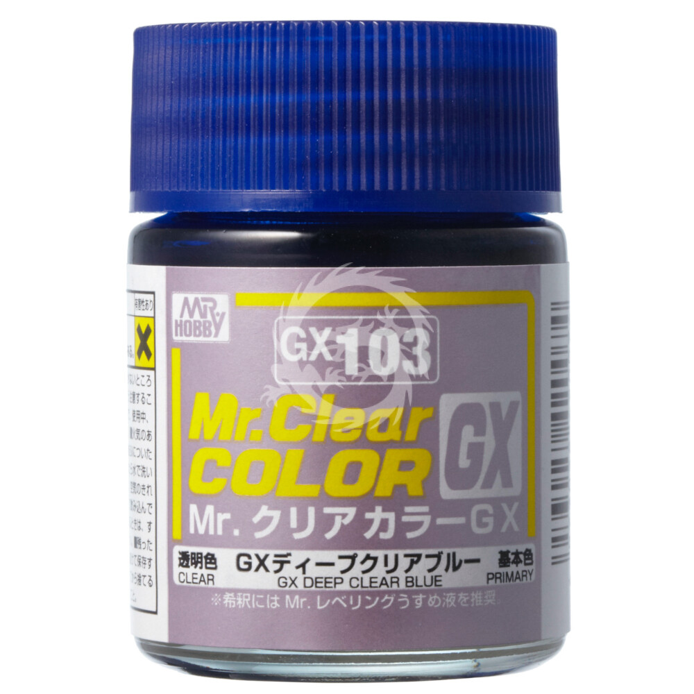 GX-103 GX Deep Clear Blue (18ml) Mr.Hobby-Gunze