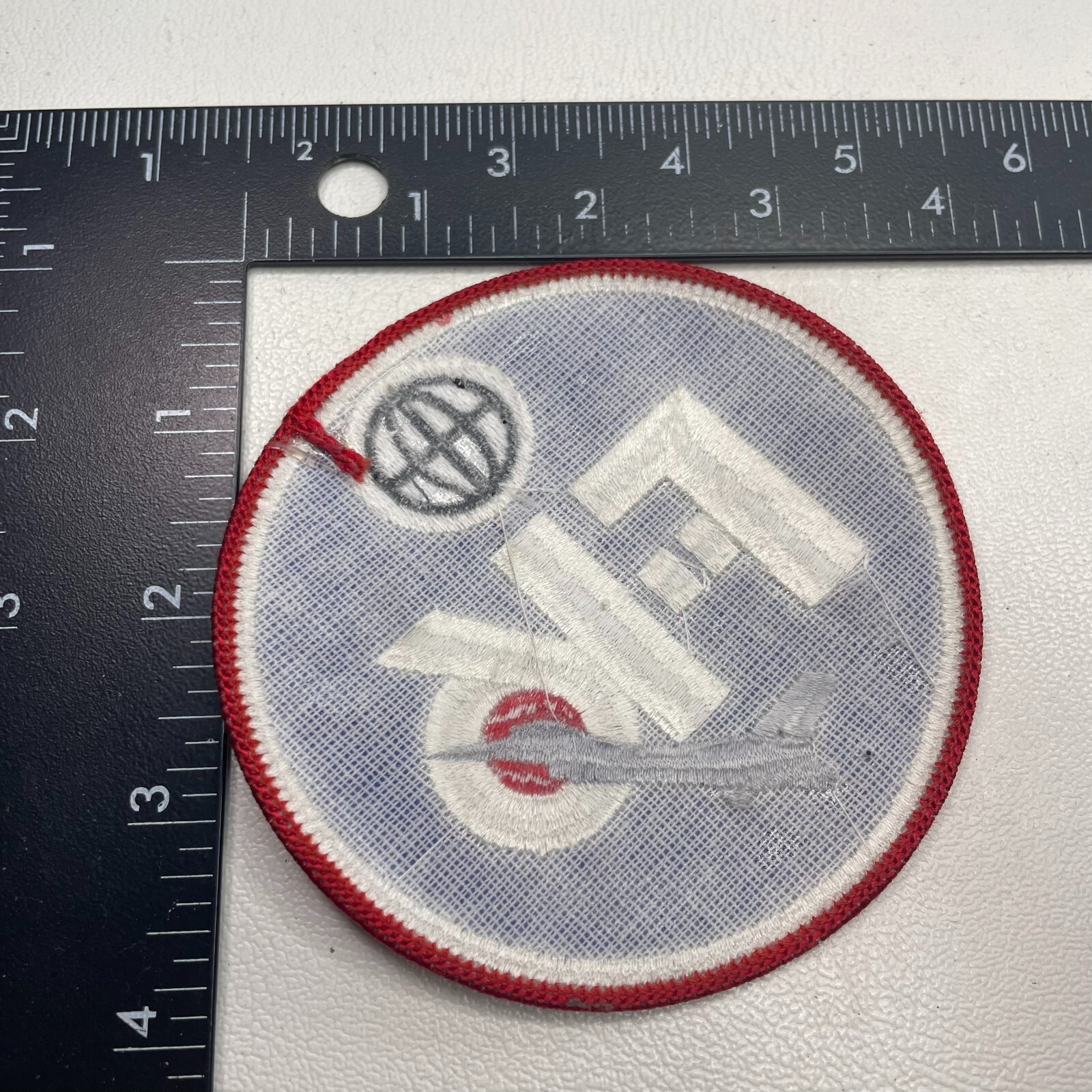 Round Air Force Airplane F-16 Patch 297