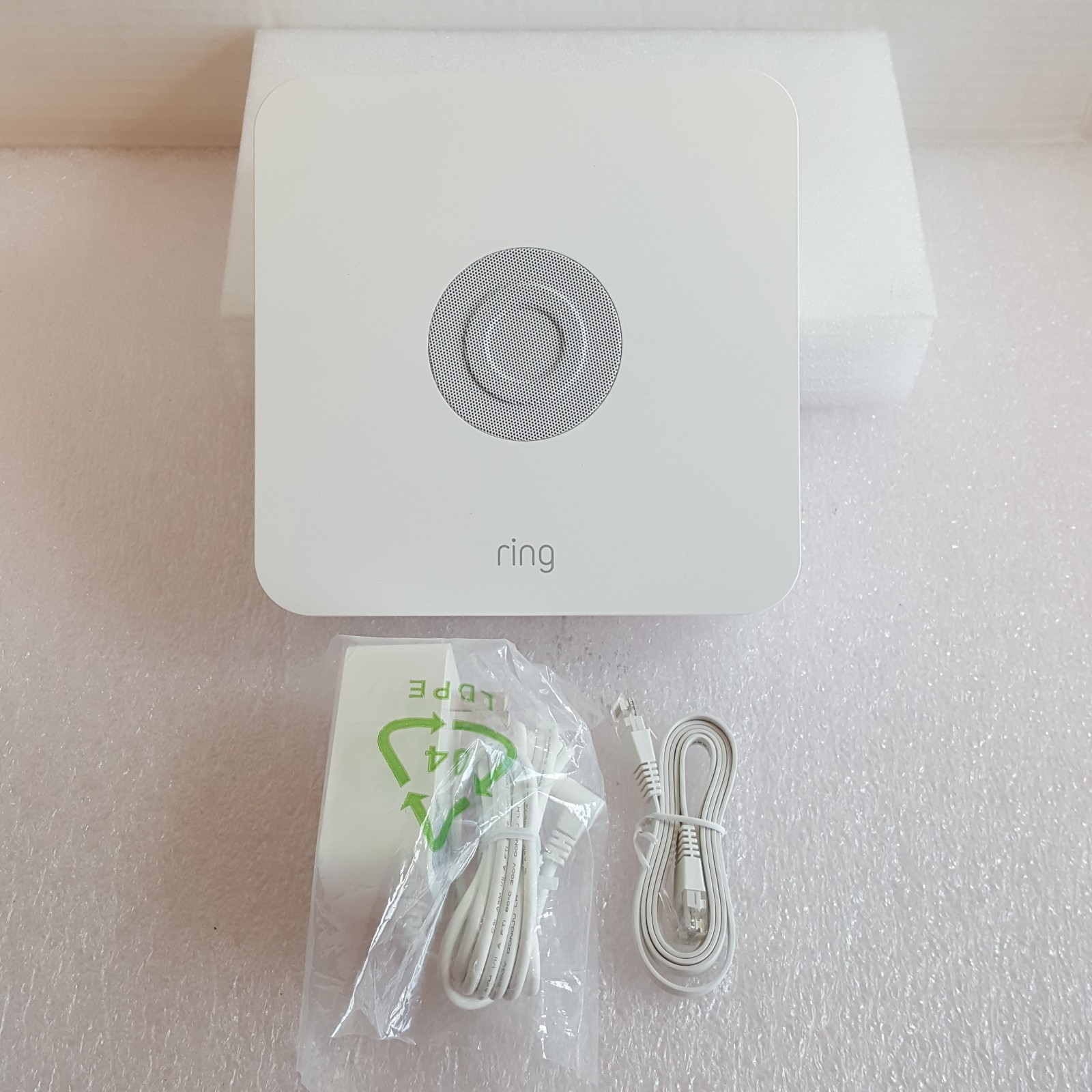 Ring Alarm Base Station US Z Wave+ 4HB1U9-0EN0 Gen 2 W/Power Cable WiFi-Indoor