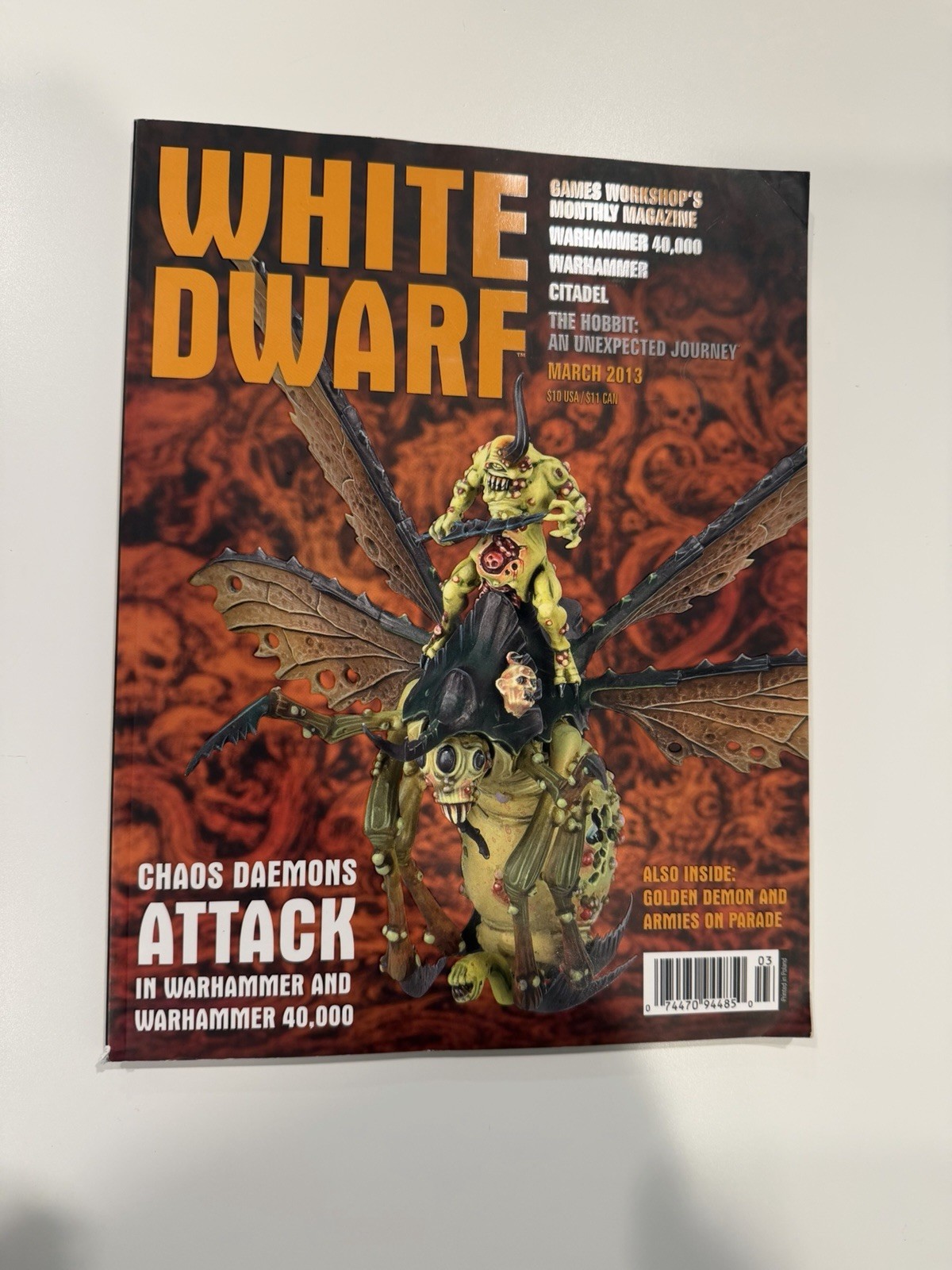 Games Workshop Warhammer 40k White Dwarf Magazine Issue March 2013