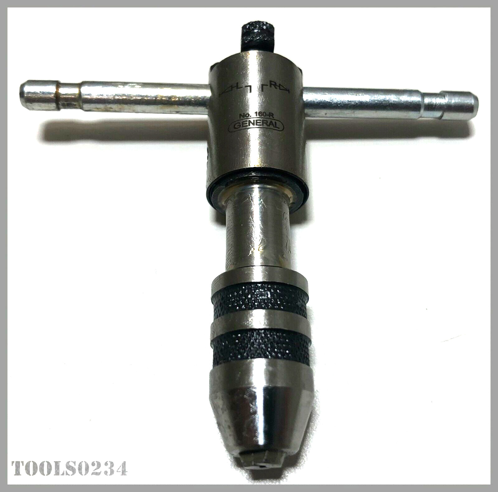 160R Ratcheting Tap Wrench No. 0 to No. 8 (2 mm - 4 mm) T Handle General Tools