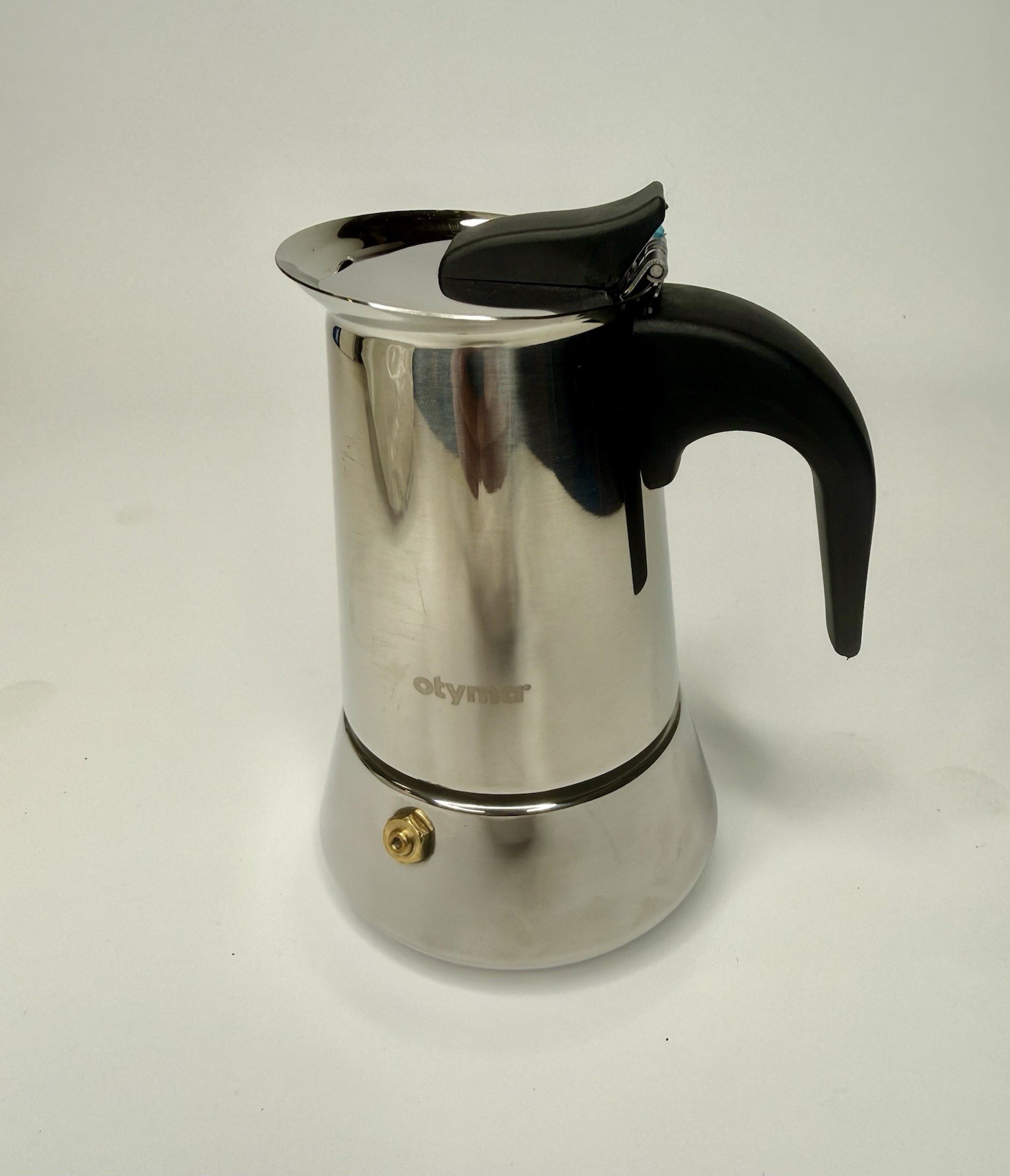 Otyma Inox Robusta Stove Top Expresso Pot, 4 Cup - Made in Portugal