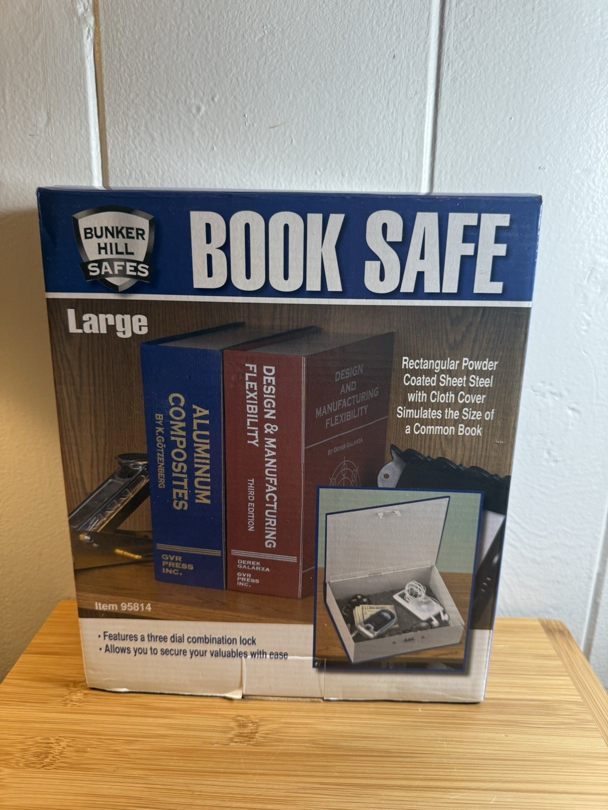BUNKER HILL SAFES LARGE BOOK SAFE (ITEM 95814)