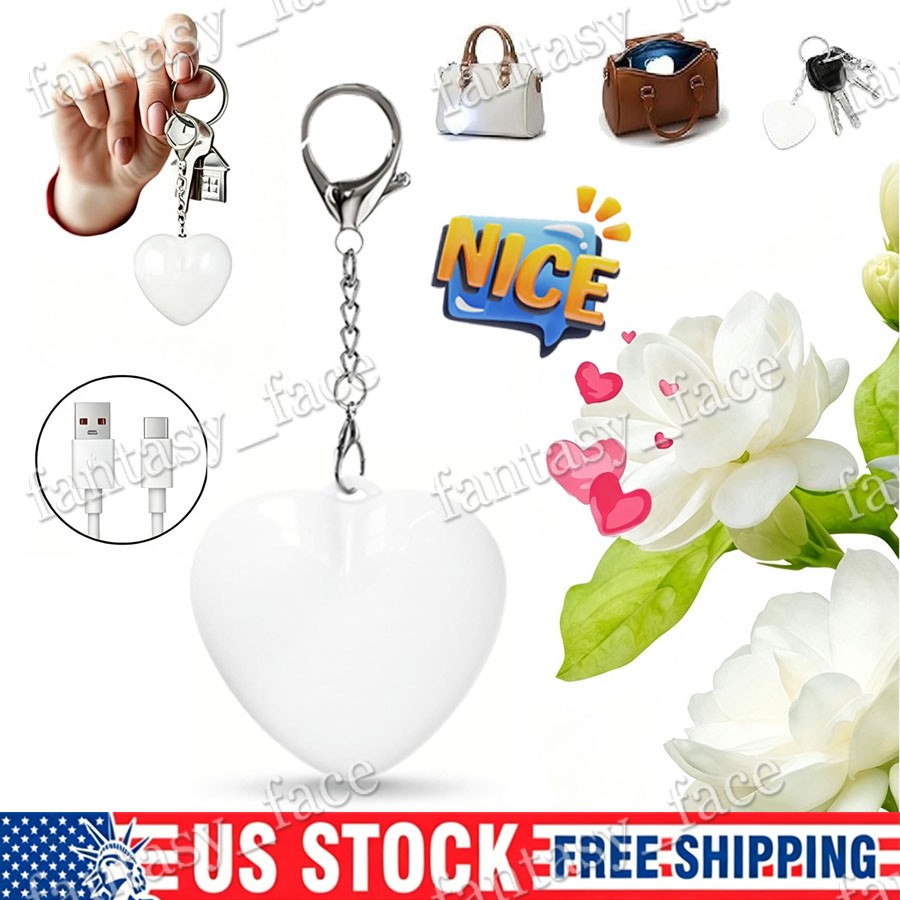 Heart Pattern Touch Sensing Light Portable Handbag Light LED Creative Gifts ~USA