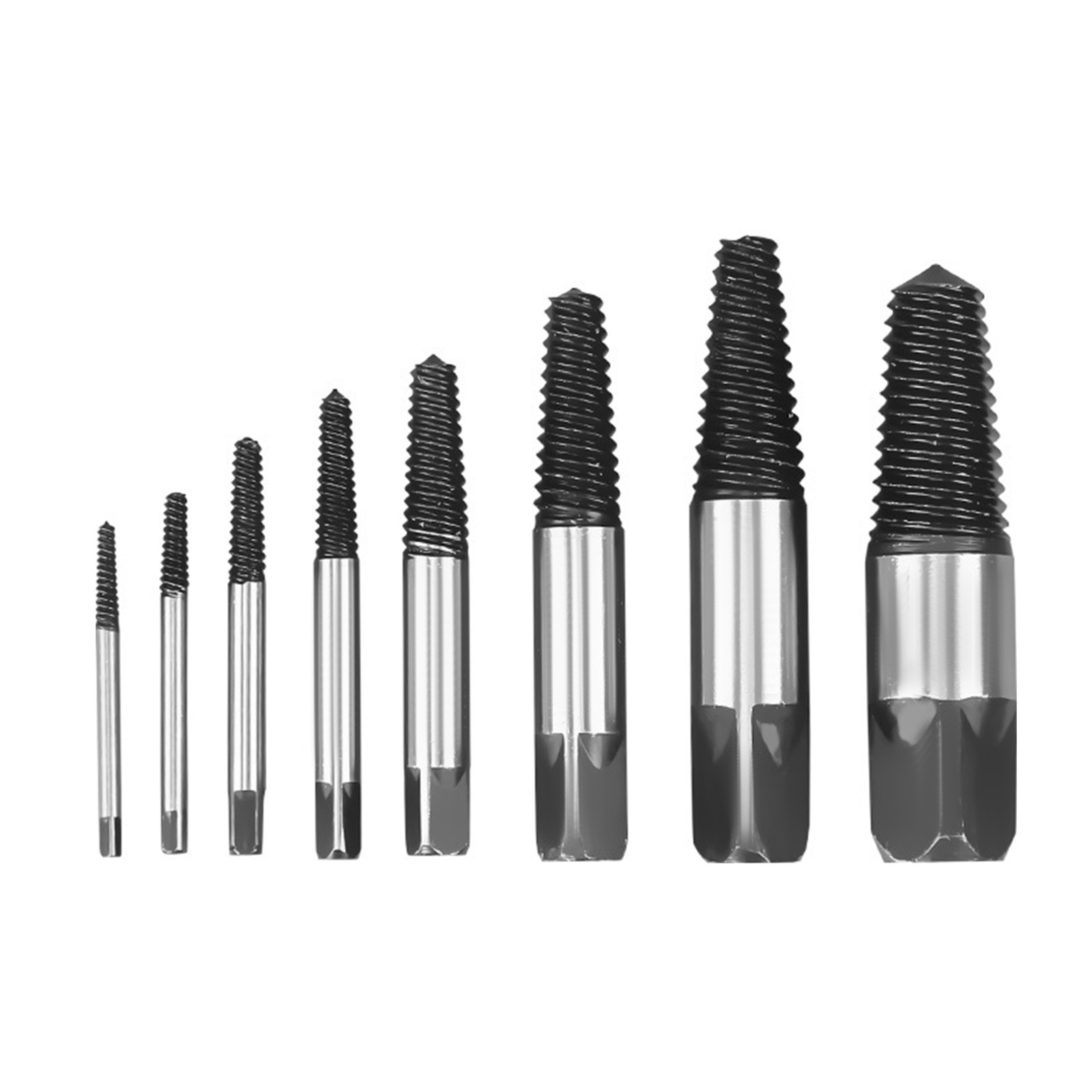 8 PCS Pipe Thread Extractor Set Nut/Bolt/Stud Removal Tool Pipe Thread Extractor