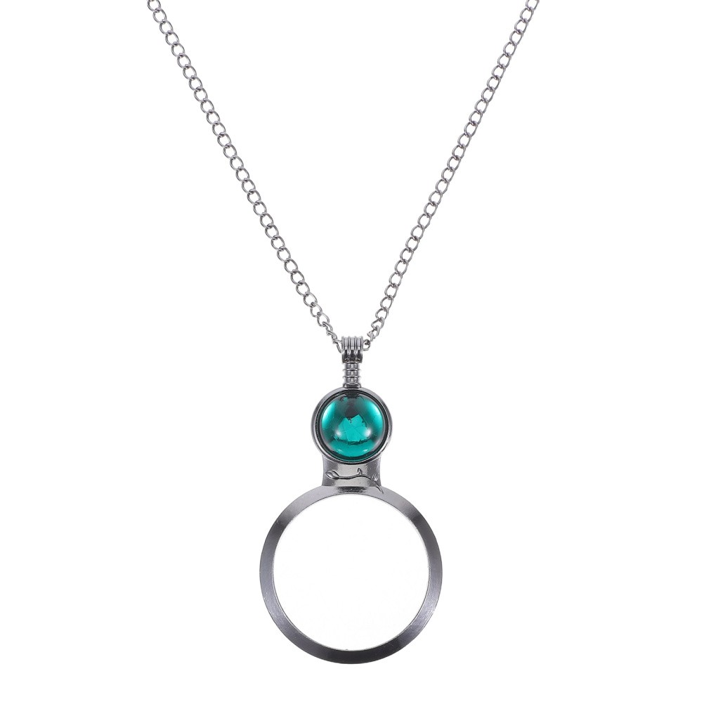 Magnifying Glass Necklace for Reading and Decoration Magnifier Pendant