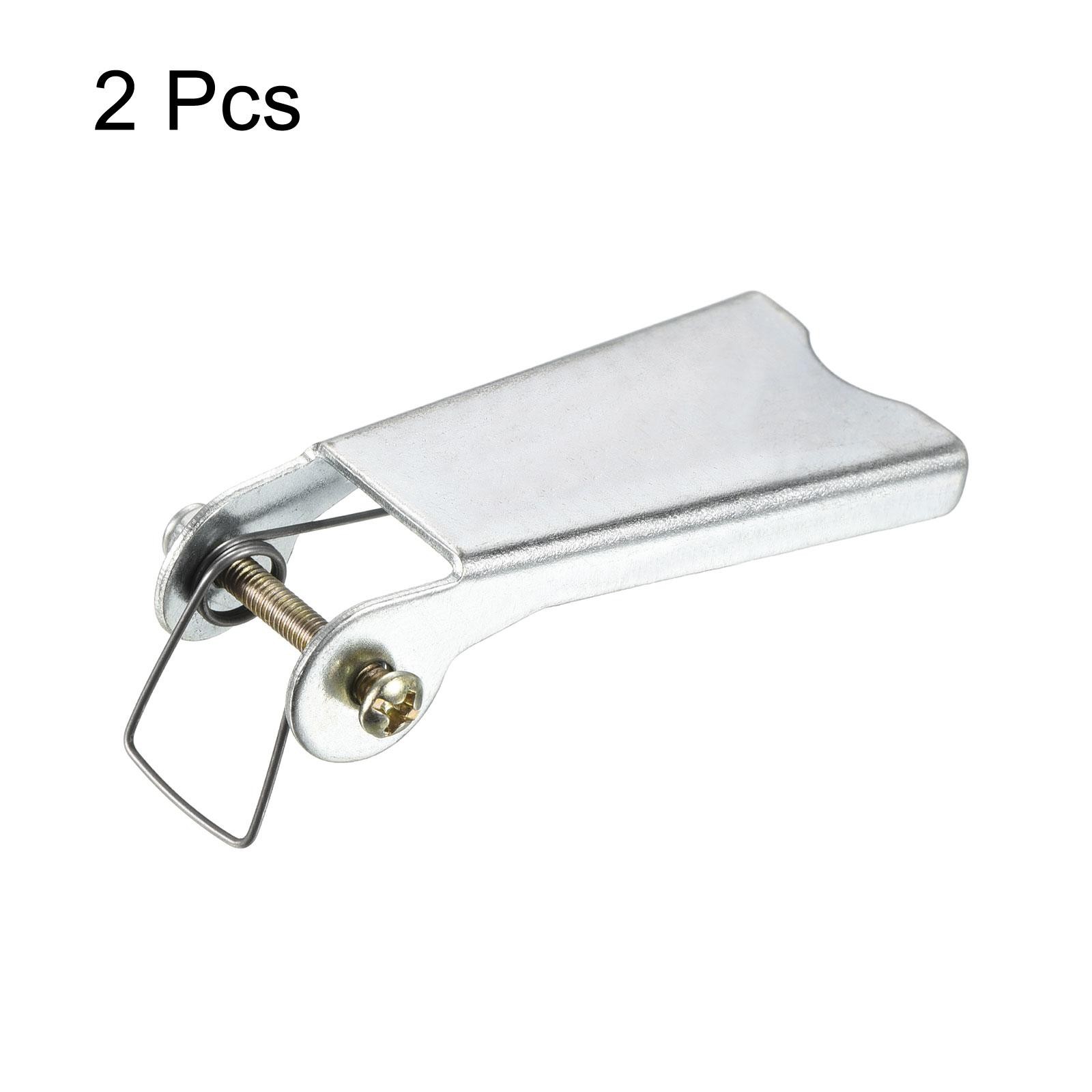2pcs 2.9" Replacement Hooks Latch Metal Receiver Hitch for Trailer Silver