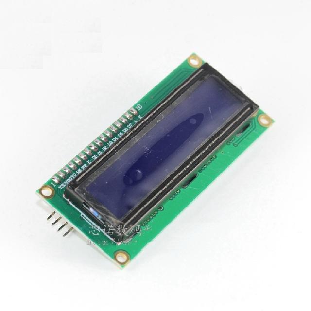 2X IIC/I2C/TWI/SP​I Serial Interface1602 16X2 Character LCD Module Display Blue