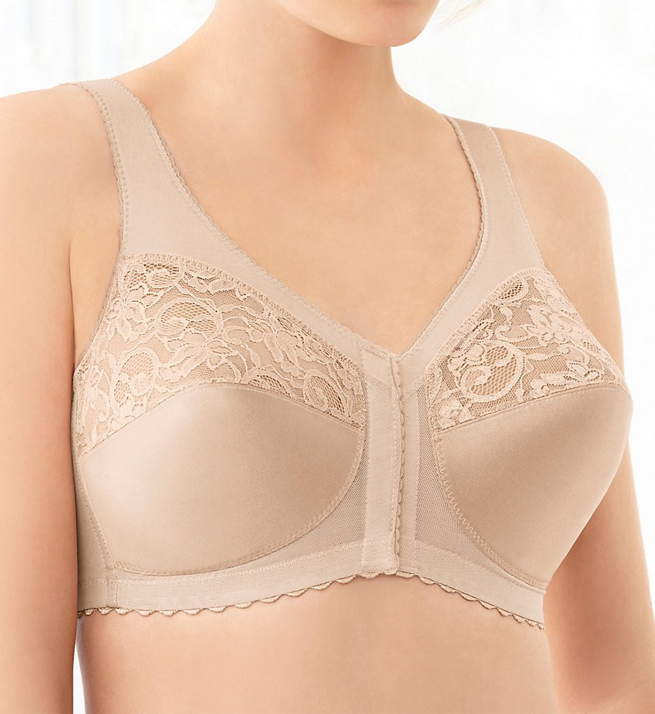 GLAMORISE Blush Magic Lift Full Figure Front Hook Bra, US 38G, UK 38F, NWOT