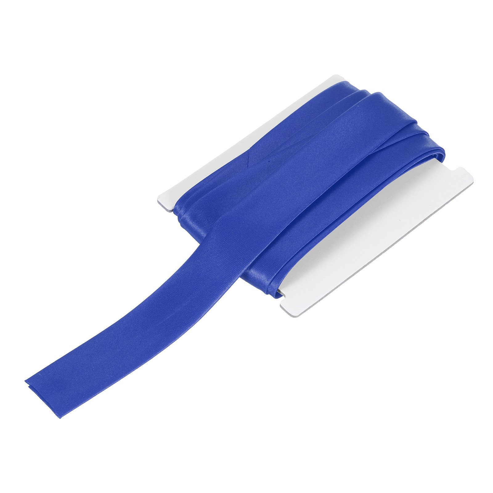 Double Fold Bias Tape 1 Inch x 6 Yards Satin Pre-fold Tape Sapphire Blue