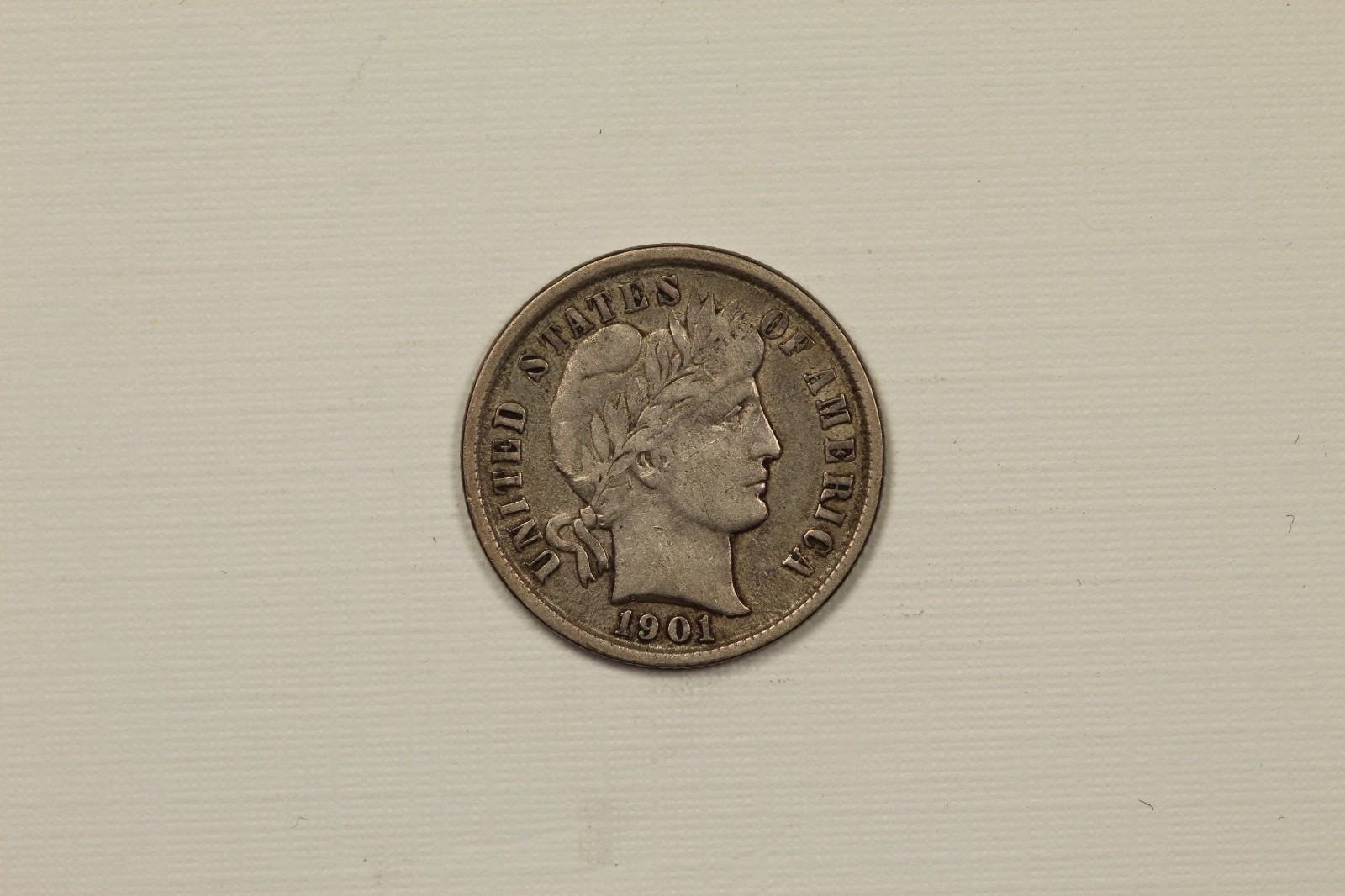 1901 Barber Dime