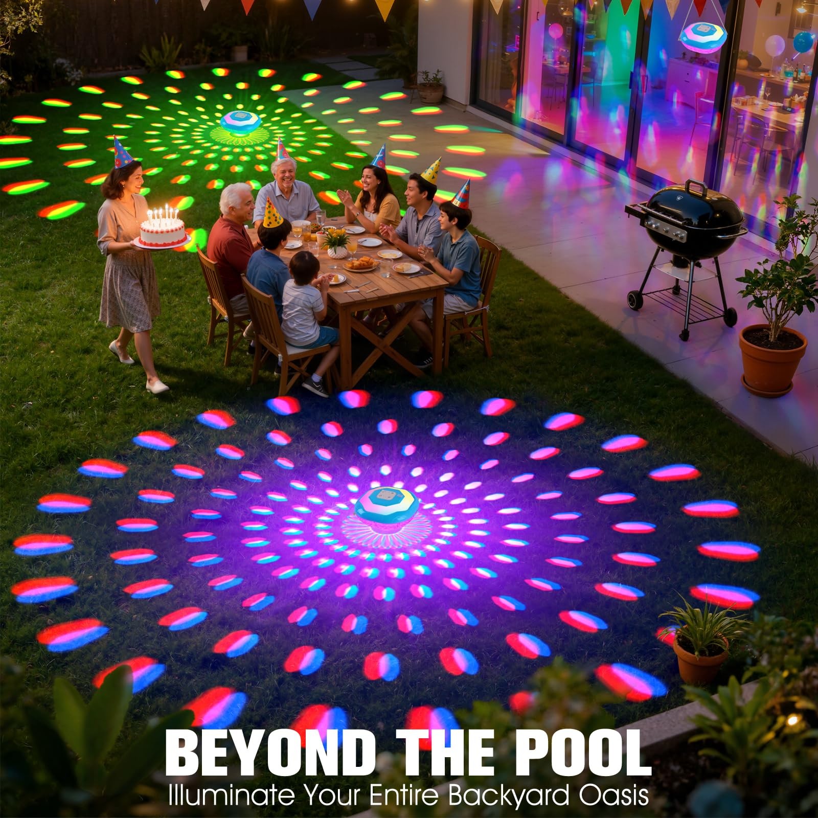 Lighthacker Floating Pool Lightsupgraded Pool Lights That Float6000Mah