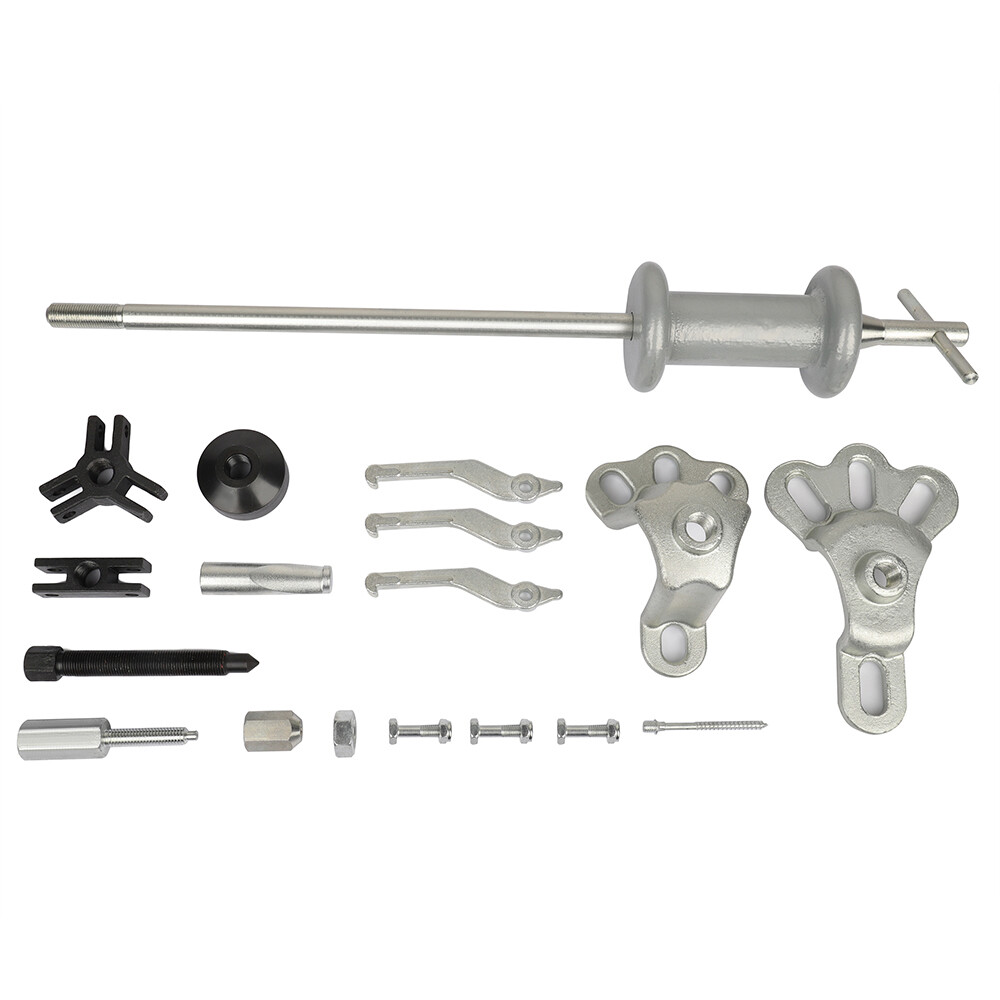 Slide Hammer Dent Puller Tool Kit Wrench Adapter Axle Bearing Hub Auto Tools
