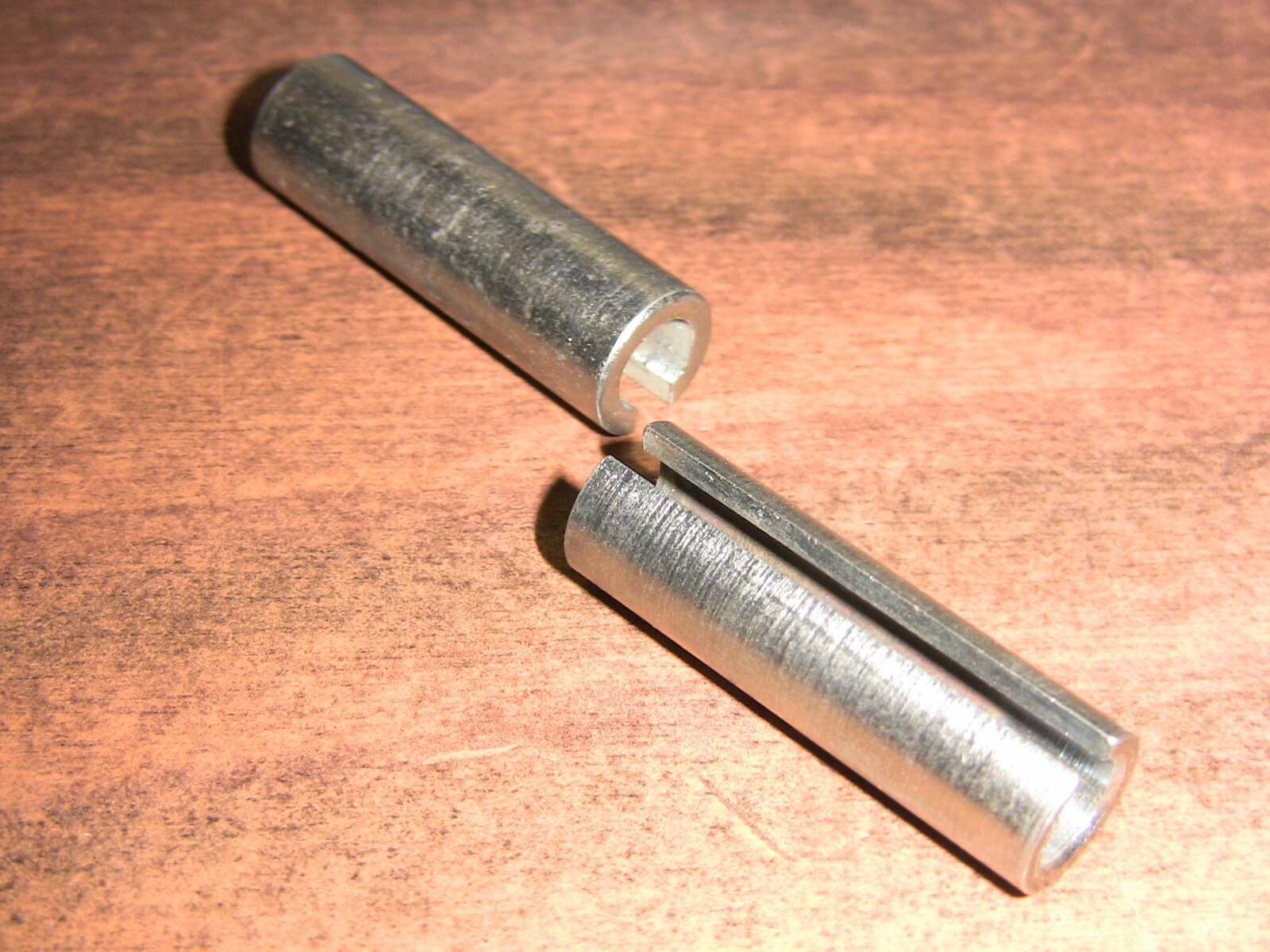 Two 35mm Film Reel ADAPTORS.  Converts 1/2 inch reel shaft to 9/16 shaft.