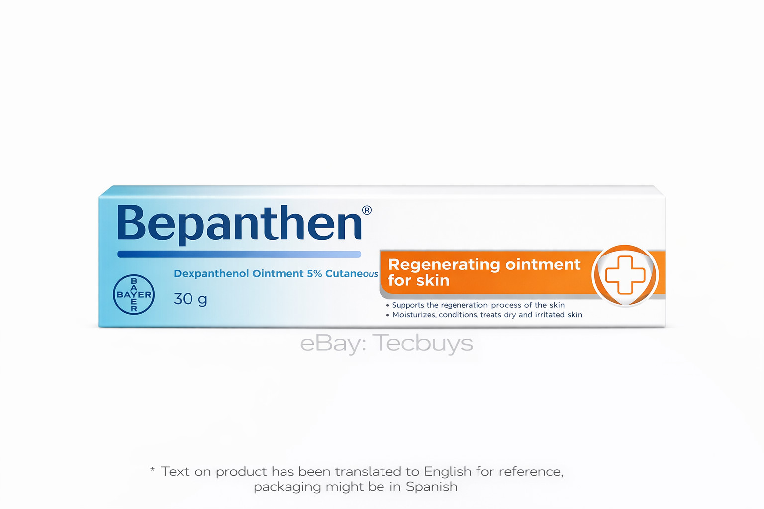 Bepanthen Regenerative Ointment 30g 5% Dexpanthenol Skin Repair Cream Hydrating