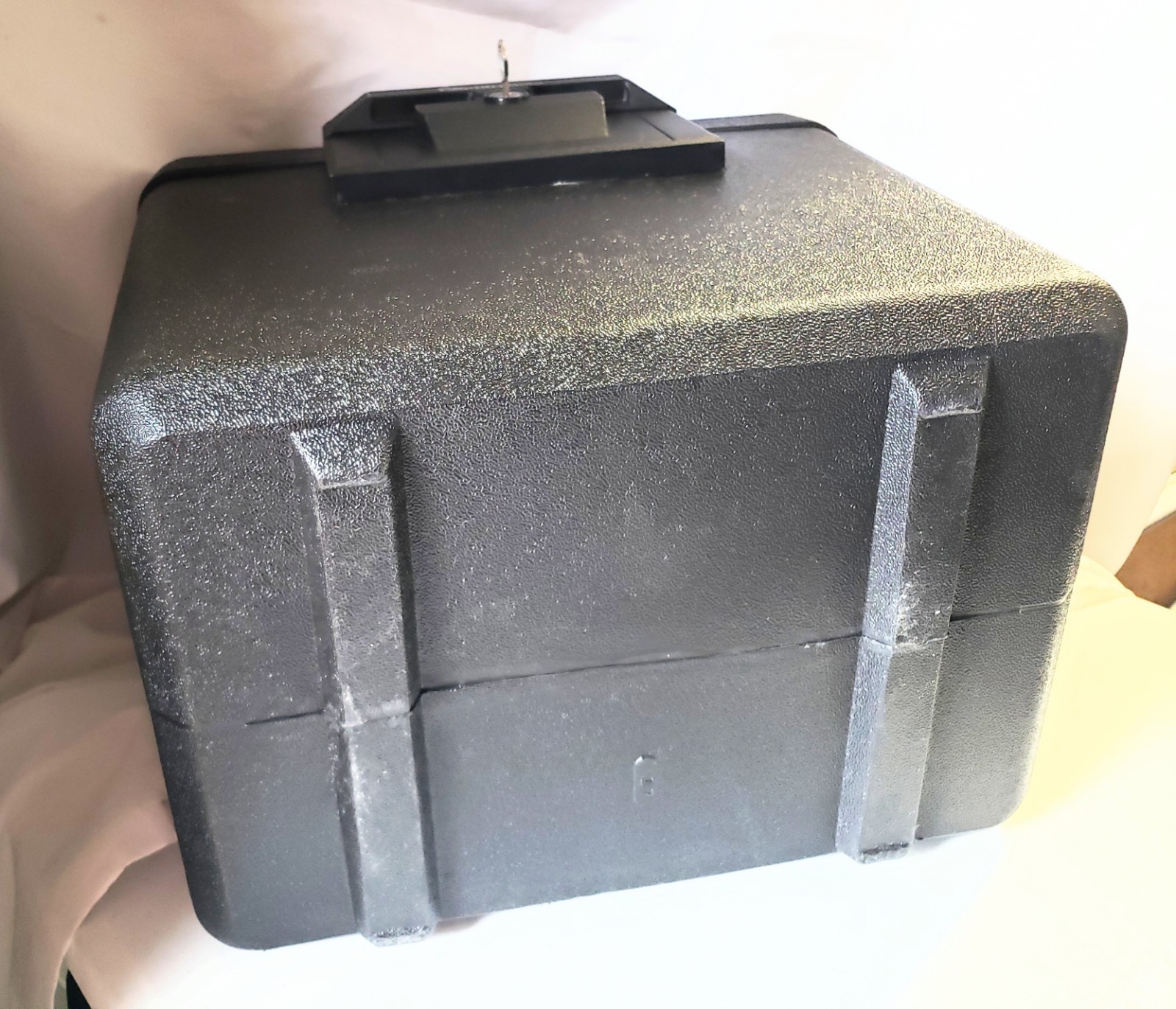 Sentry 1170 Fire Safe Security Box Chest Lockbox w/ Key Fireproof Black