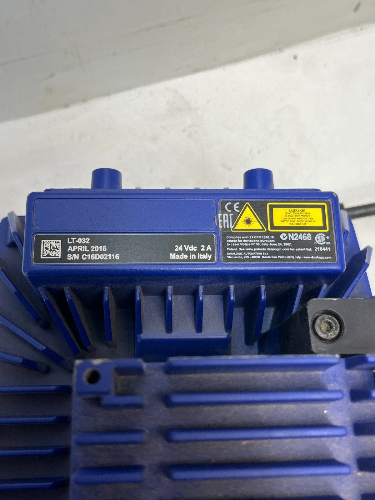 Datalogic Matrix 450 LT-032 Barcode Scanner 450-800-030 24VDC Industrial Reader