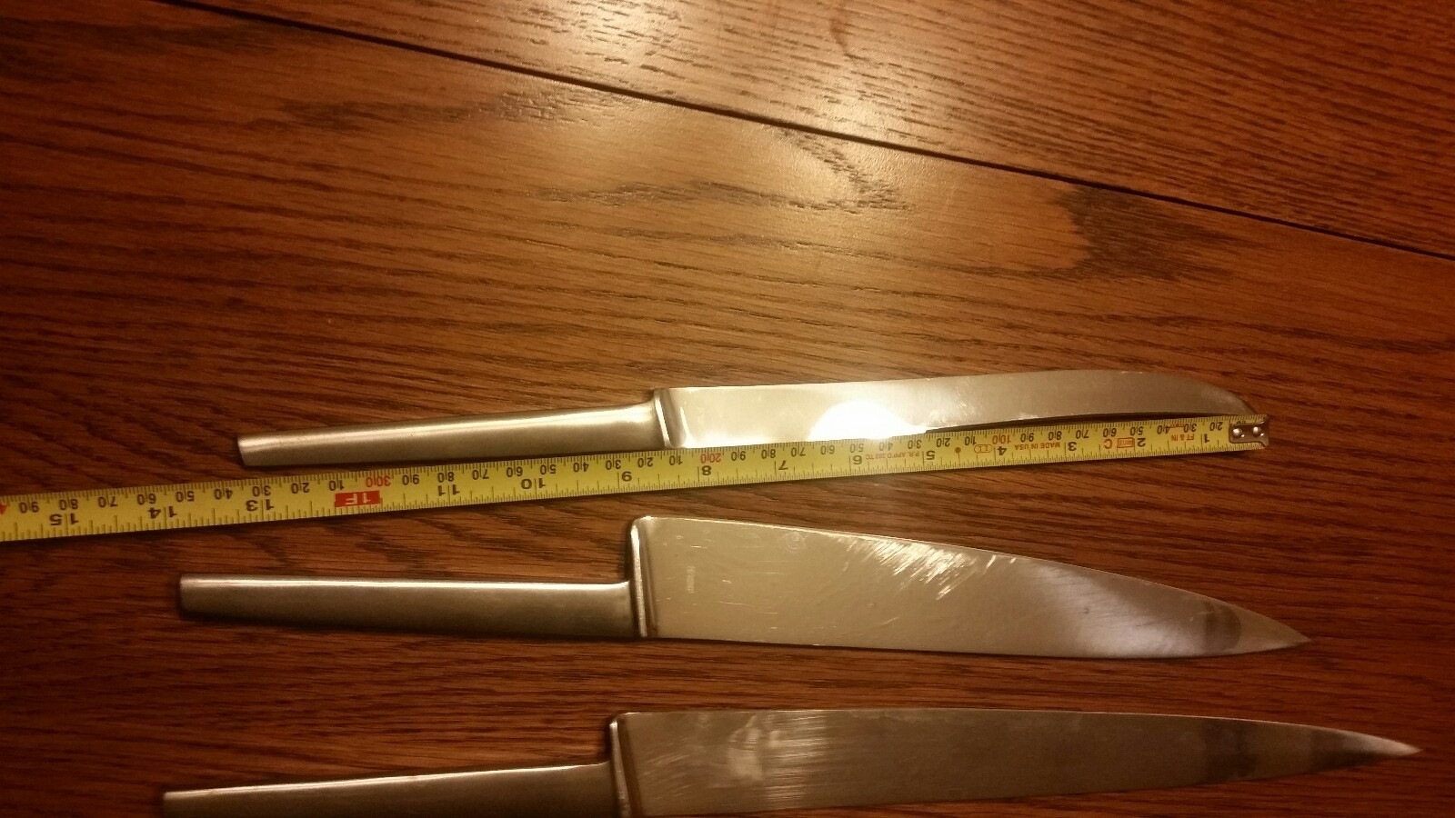 Sword Makers Guild Of Austria Stainless Steel Chef Knife set. 3 knife set.