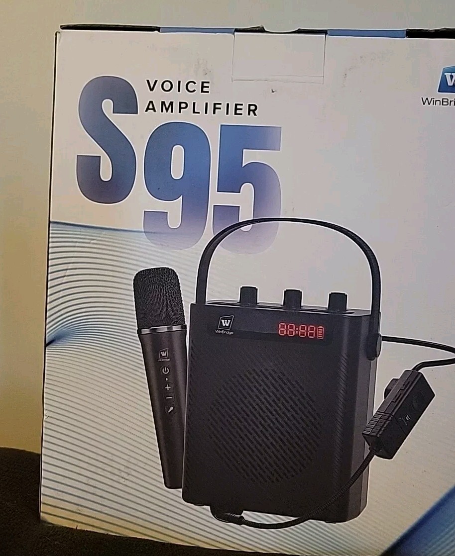 WinBridge S95 Wireless Voice Amplifier Portable Bluetooth 5.3 Wireless Headset