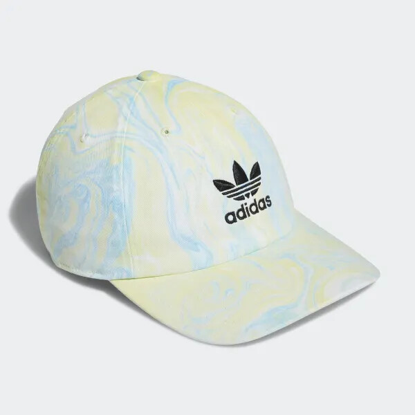 Adidas Originals Marble Wash Cotton Relaxed Fit Strapback Unisex Cap Hat NEW