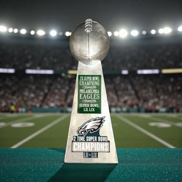 Philadelphia Football Championship Trophy