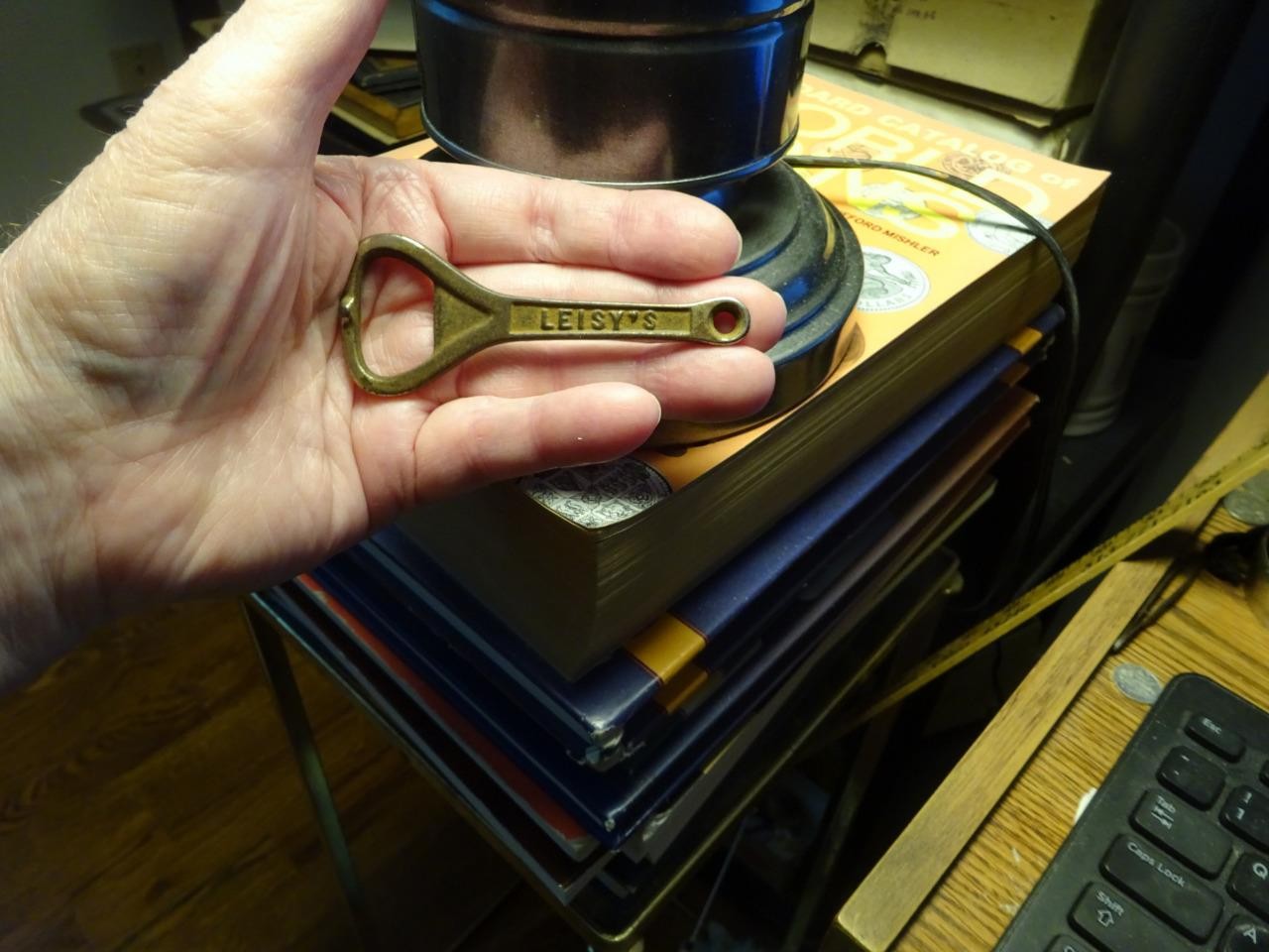 RARE Early Antique CI CAST IRON Bottle Opener "PRE-PRO LEISY'S BEER" Early Item