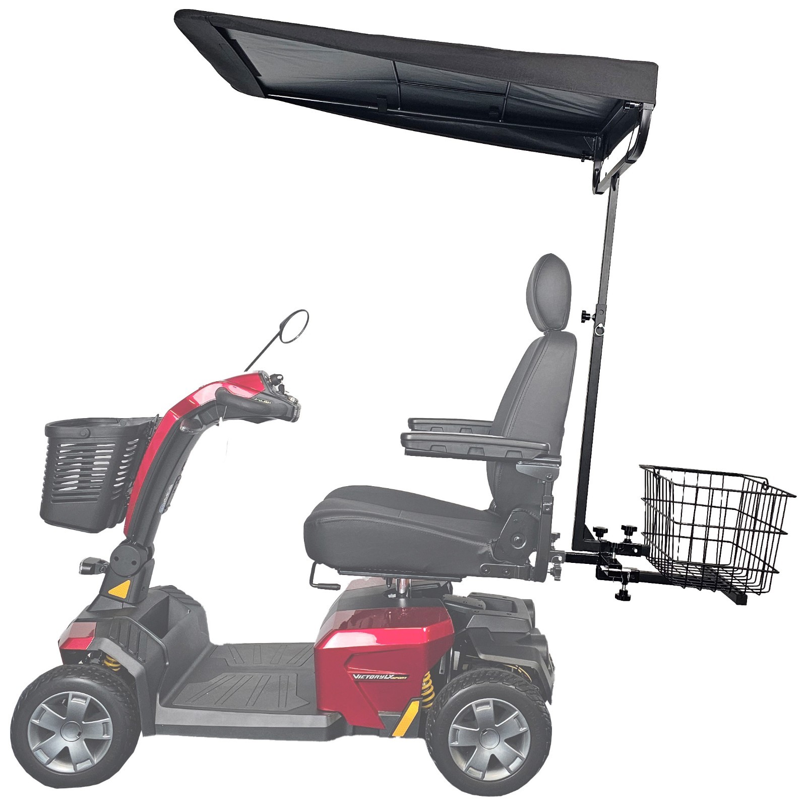 Accessory Bundle – Includes Canopy, Multi-Accessory Holder, & Large Rear Basket