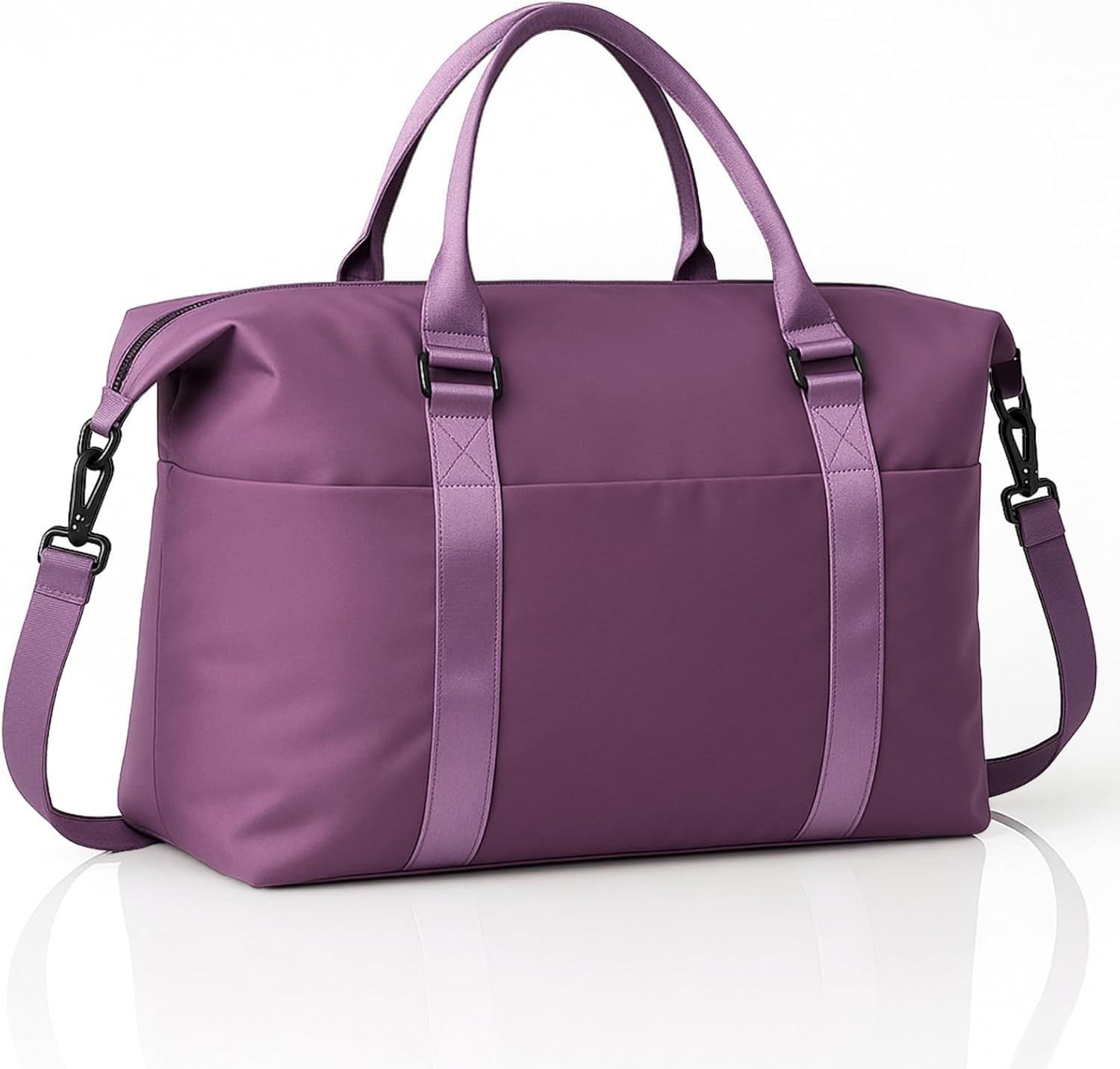 Weekender Duffel Bags for Women, Purple Travel Totes Bag for Airplane Essentials