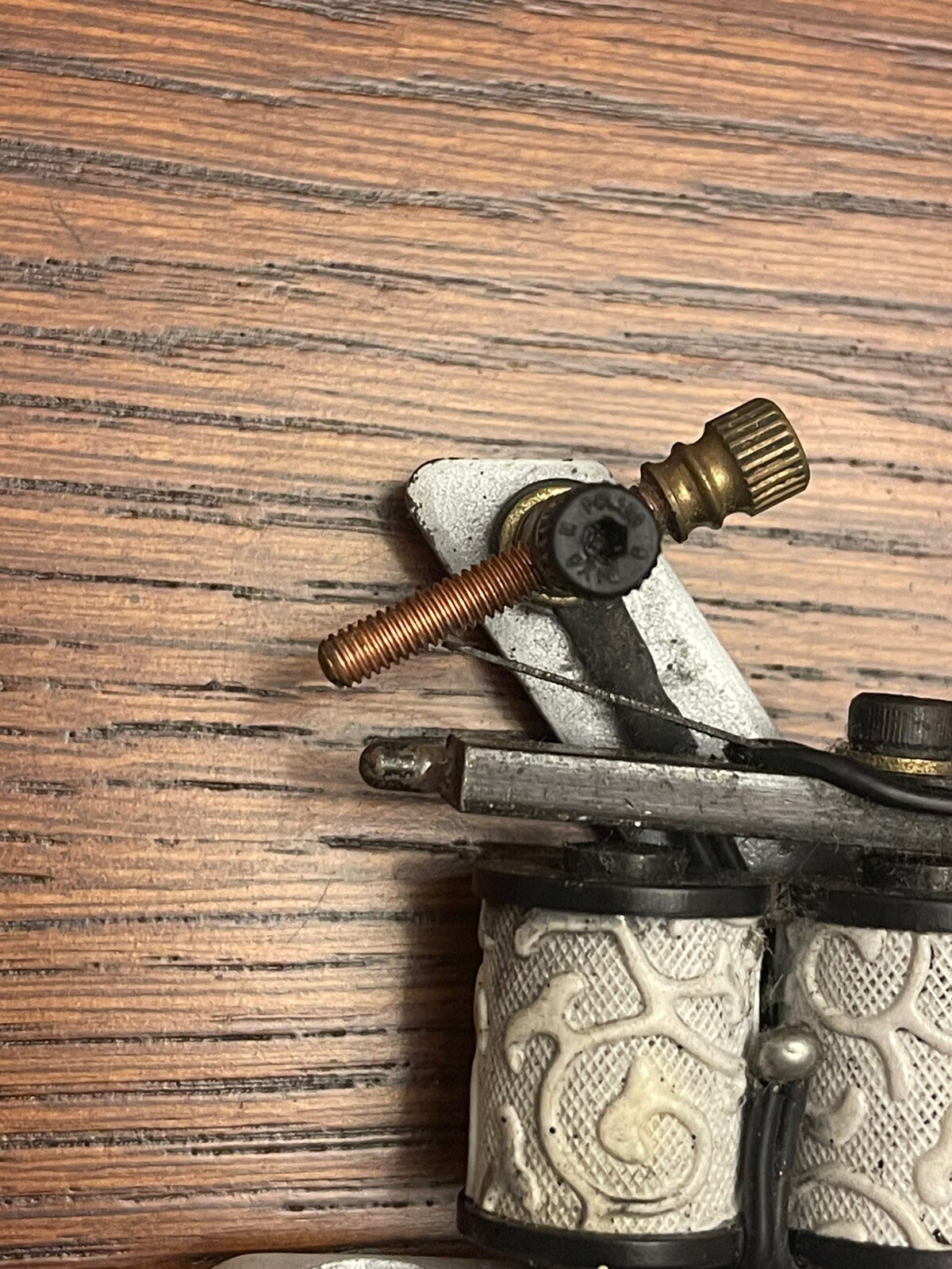 Skull tattoo machine coil Needs Repair