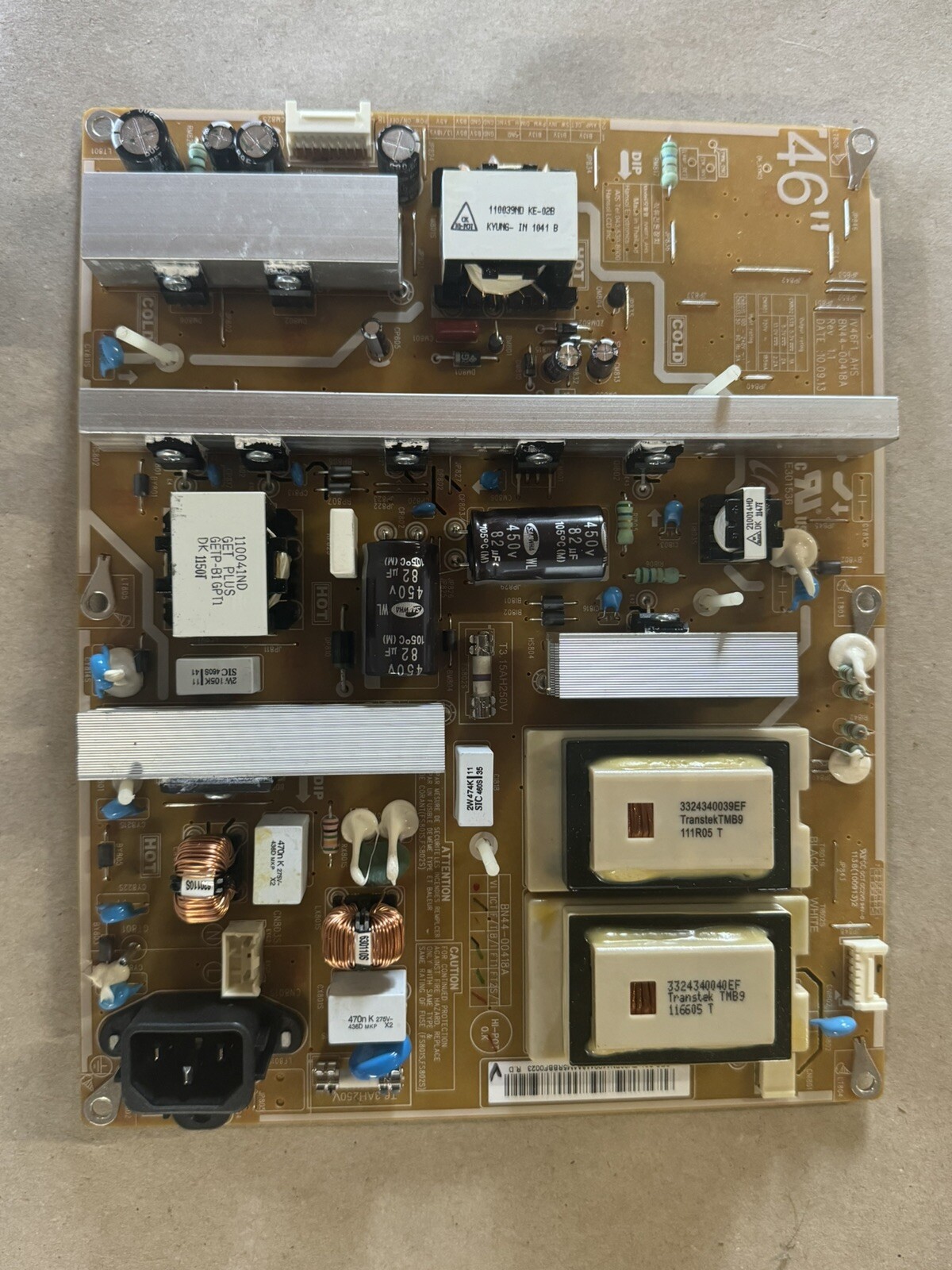 45: New Samsung Power Supply Board BN44-00418A