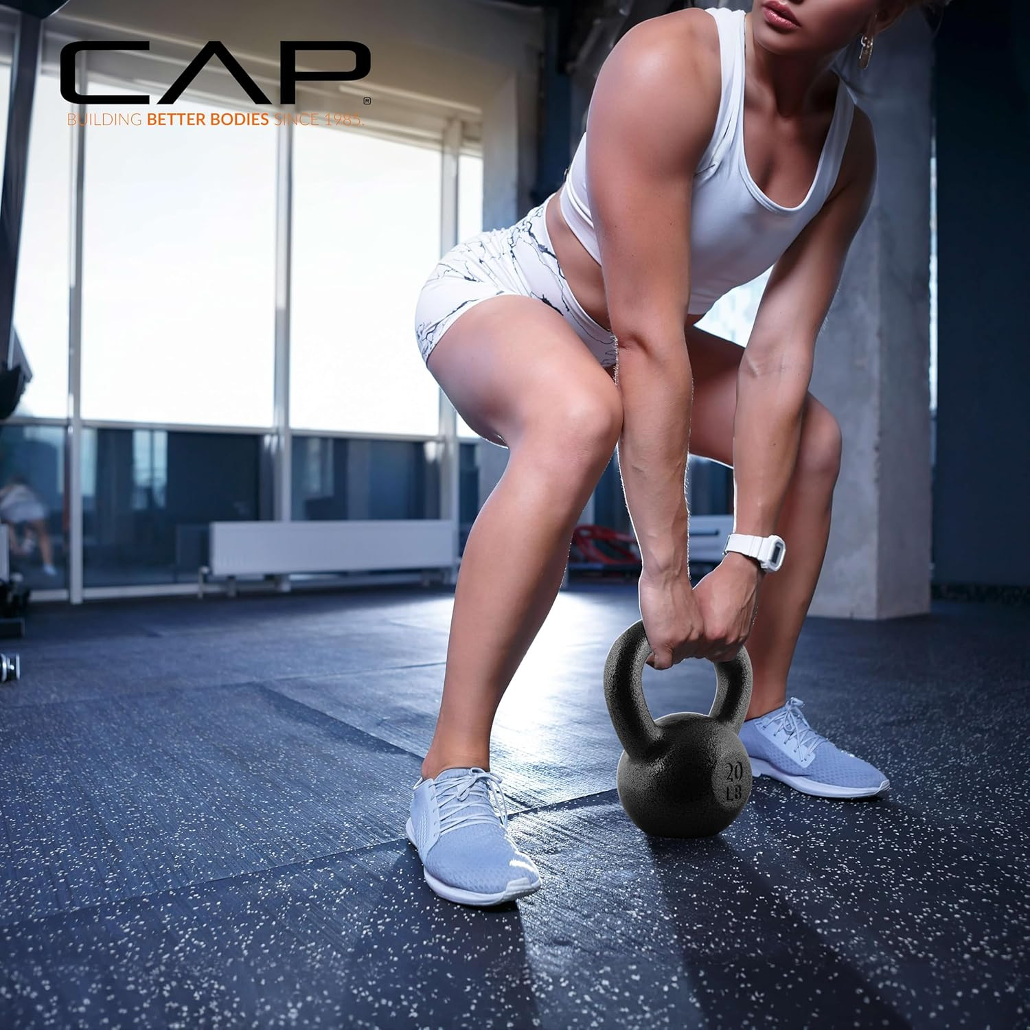 Black Cast Iron Kettlebell Single or Set | 10-80 Lbs