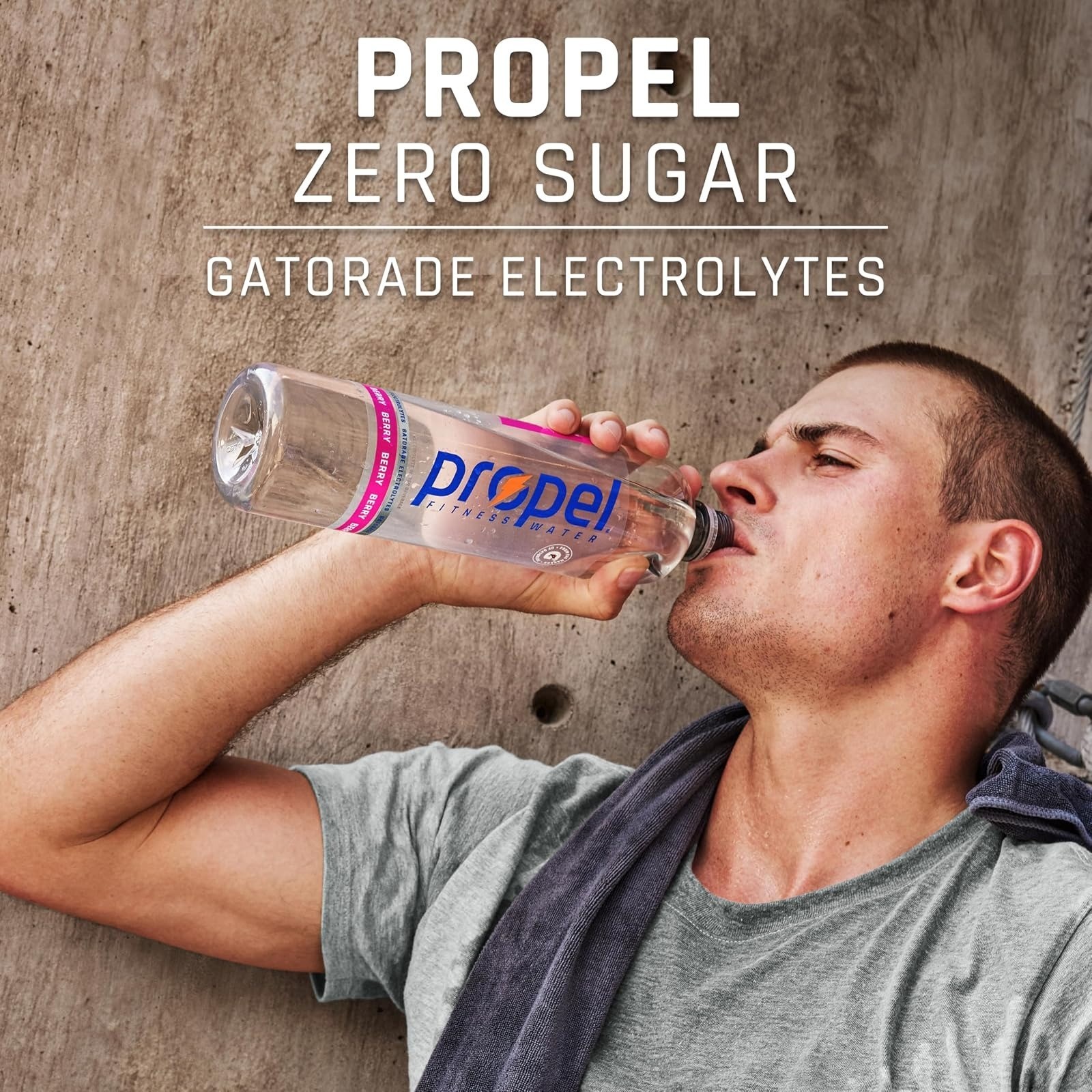 Propel Electrolyte Watermelon Water 16.9 fl oz 12 Pack Zero Sugar