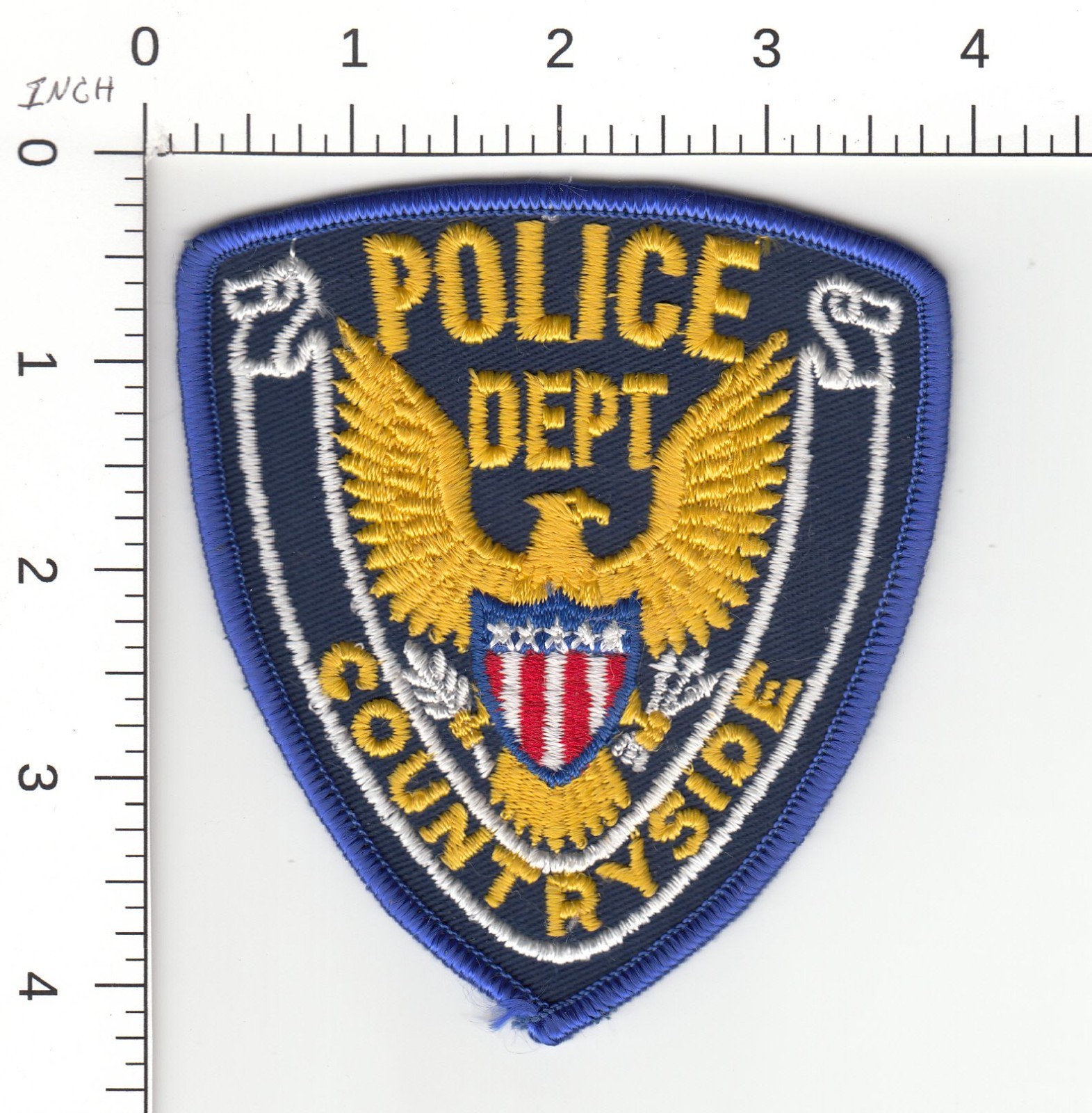 O/O/O/S COUNTRYSIDE STOCK EAGLE VERSION - ILLINOIS COLLECTIBLE POLICE PATCH