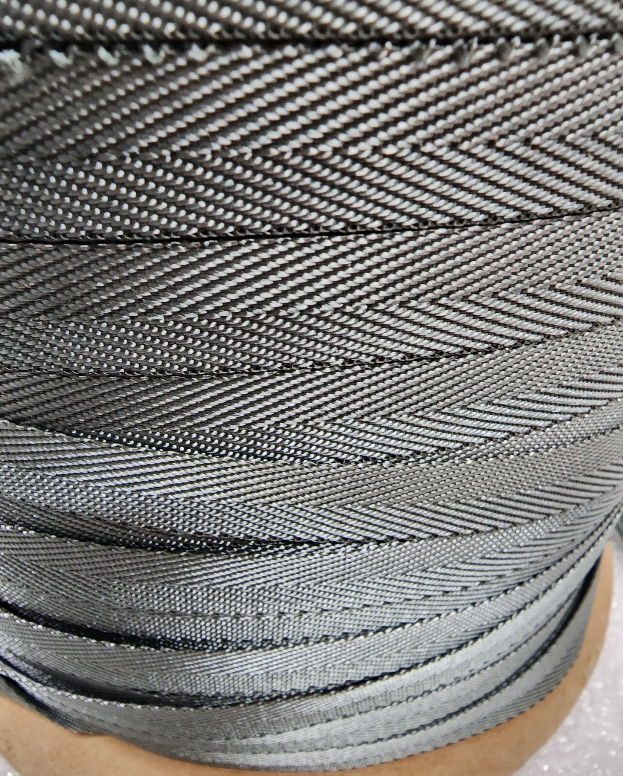 9/16" MIL-T-5038 FOLIAGE GREEN NYLON HERRINGBONE BINDING TAPE WEBBING 7 YARDS