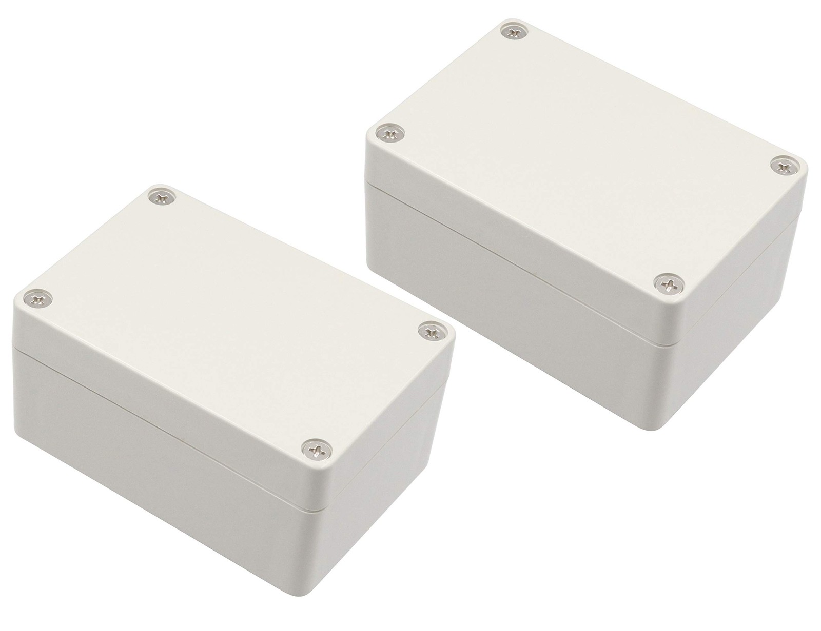 LBY 2-Pack Waterproof and Dustproof IP65 ABS Plastic Junction Box, Universal ...
