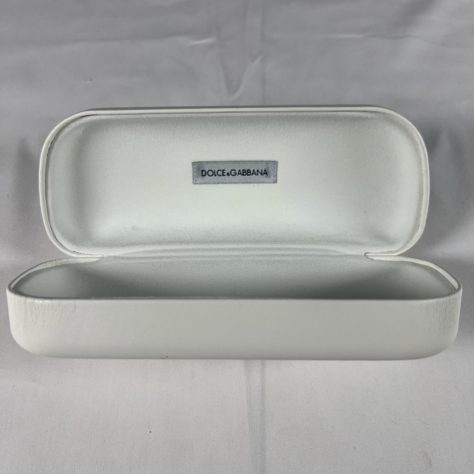 Dolce & Gabbana Hard Eyeglass Case WHITE
