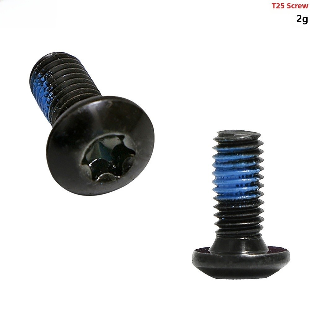 Black Steel T25 Torx Screw M5x11.5mm for Bicycle Water Bottle and Rack Fixing