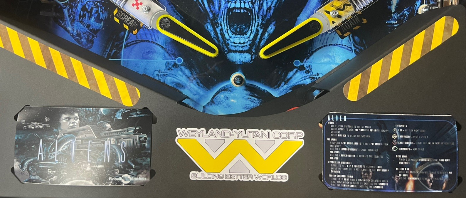 Alien Pinball Apron Cards (2 Per Set)