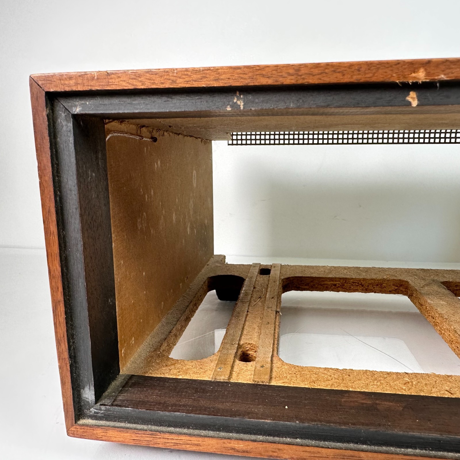 Vintage Original The Fisher Stereo Master Control Amplifier X-202 Wood Cabinet