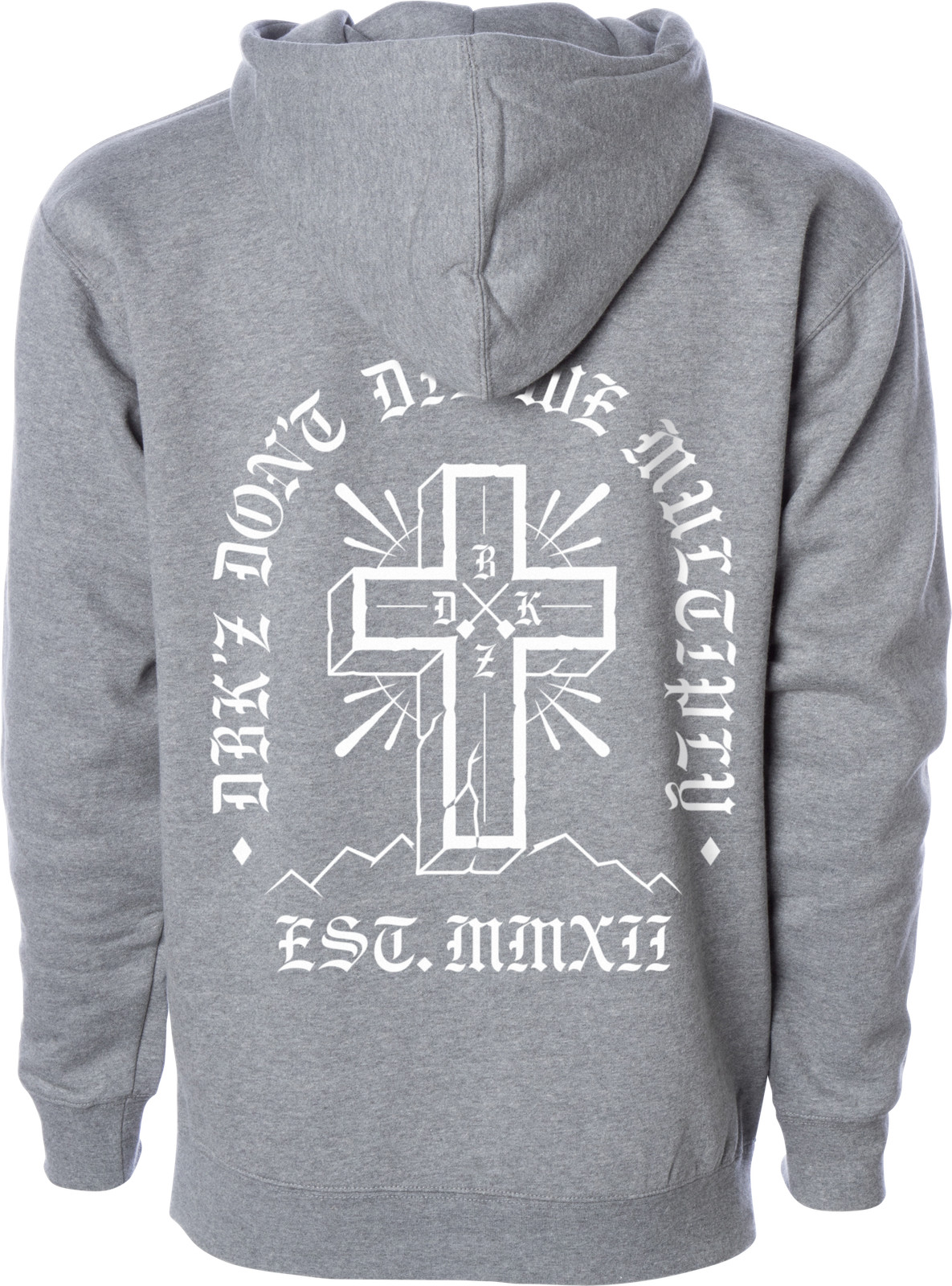 Multiply Zip Hoodie Gunmetal Heather 2x