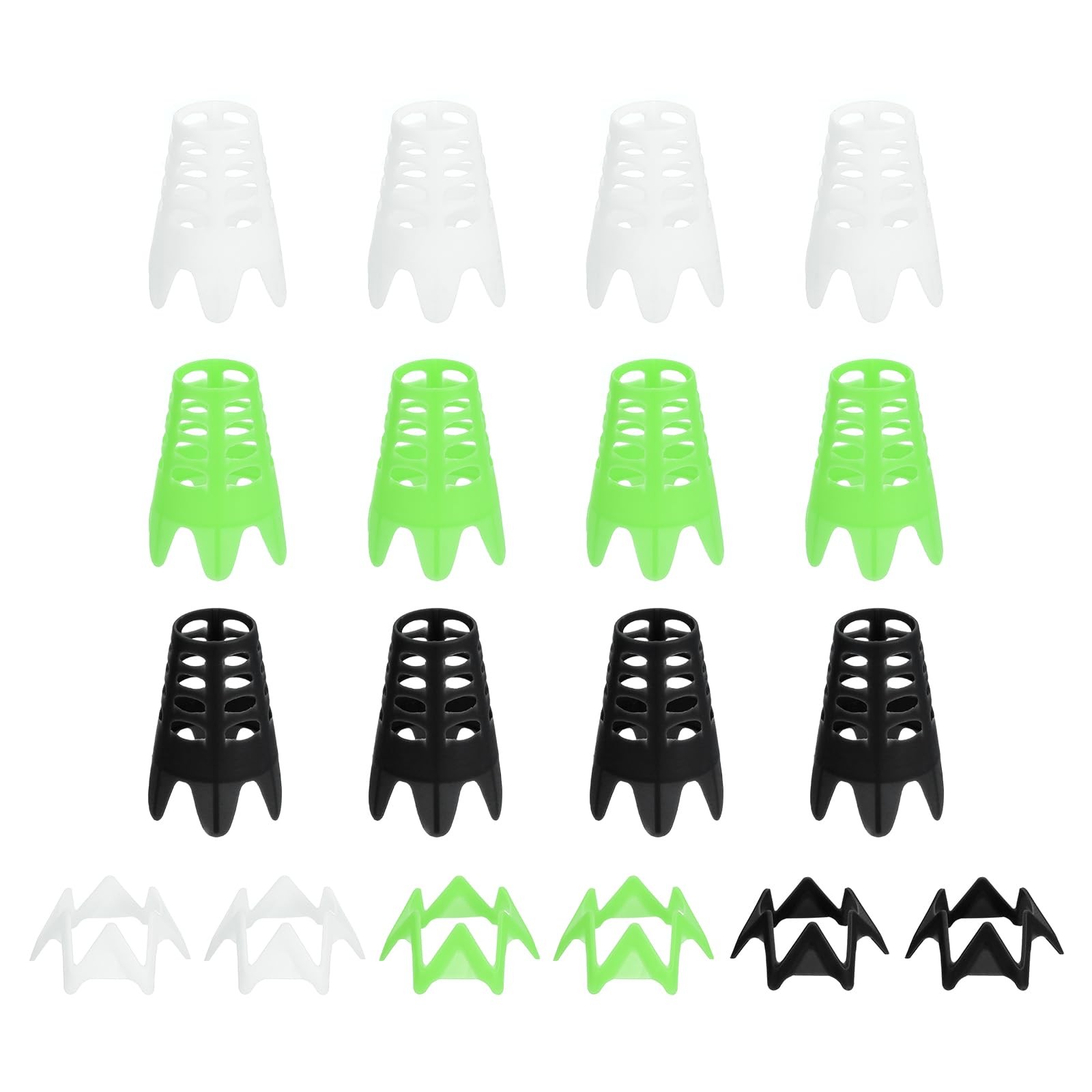 Golf Simulator Tees, 18Pcs Plastic Golf Tee Mat Practice Training for Outdoor...